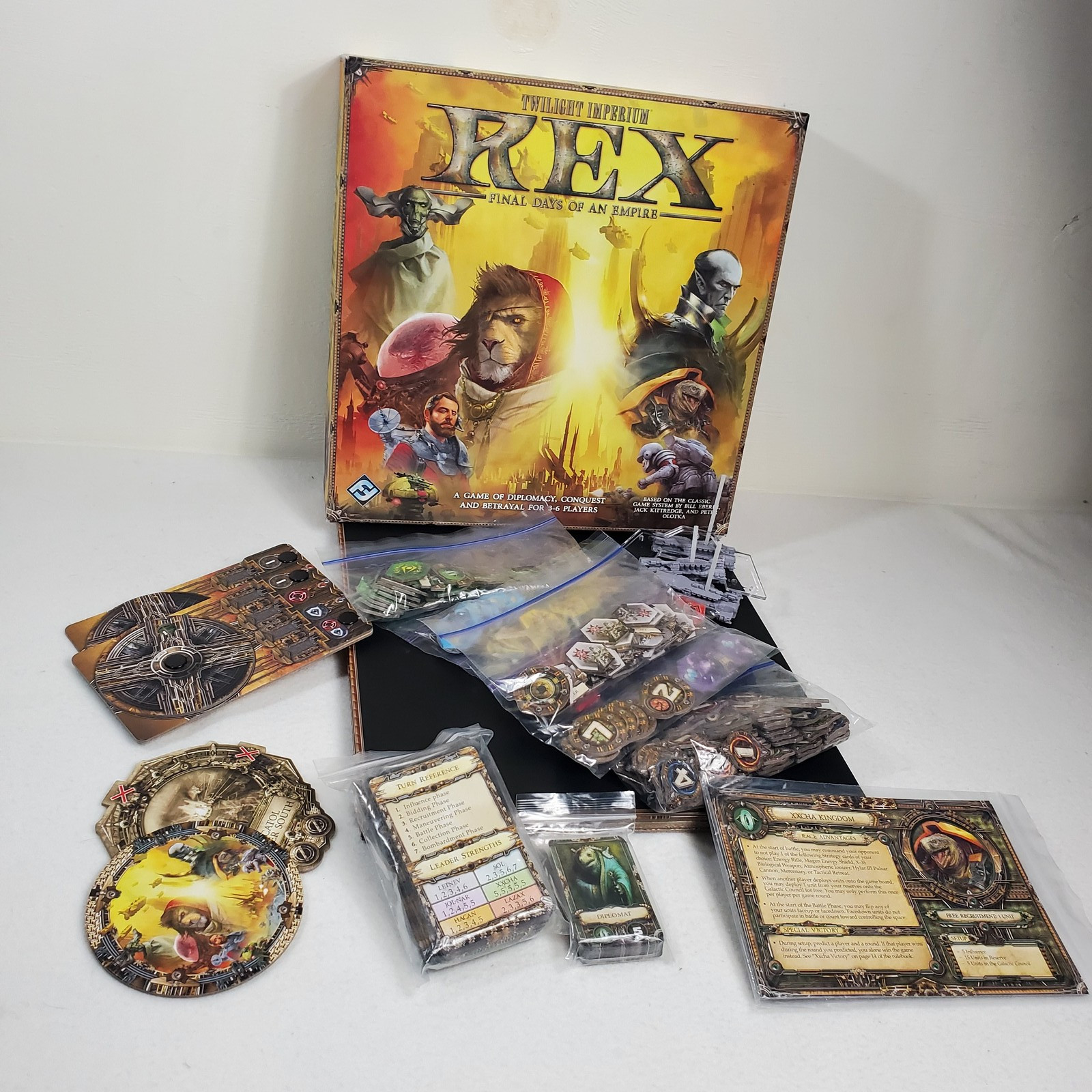 Twilight Imperium Rex Final Days of an Empire Board Game Complete Fantasy Flight