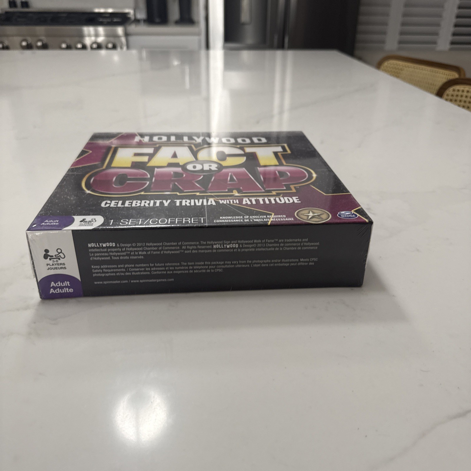 Hollywood Fact or Crap Celebrity Trivia (Board Game, 2012) Brand New Sealed