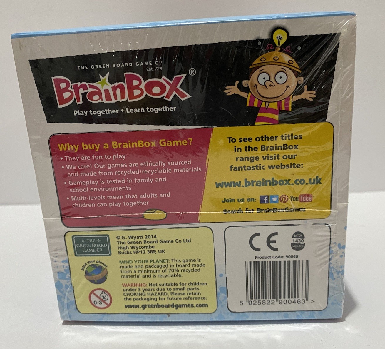 BrainBox Science Level 4 Educational Family Board Game Sealed Ages 7+ New
