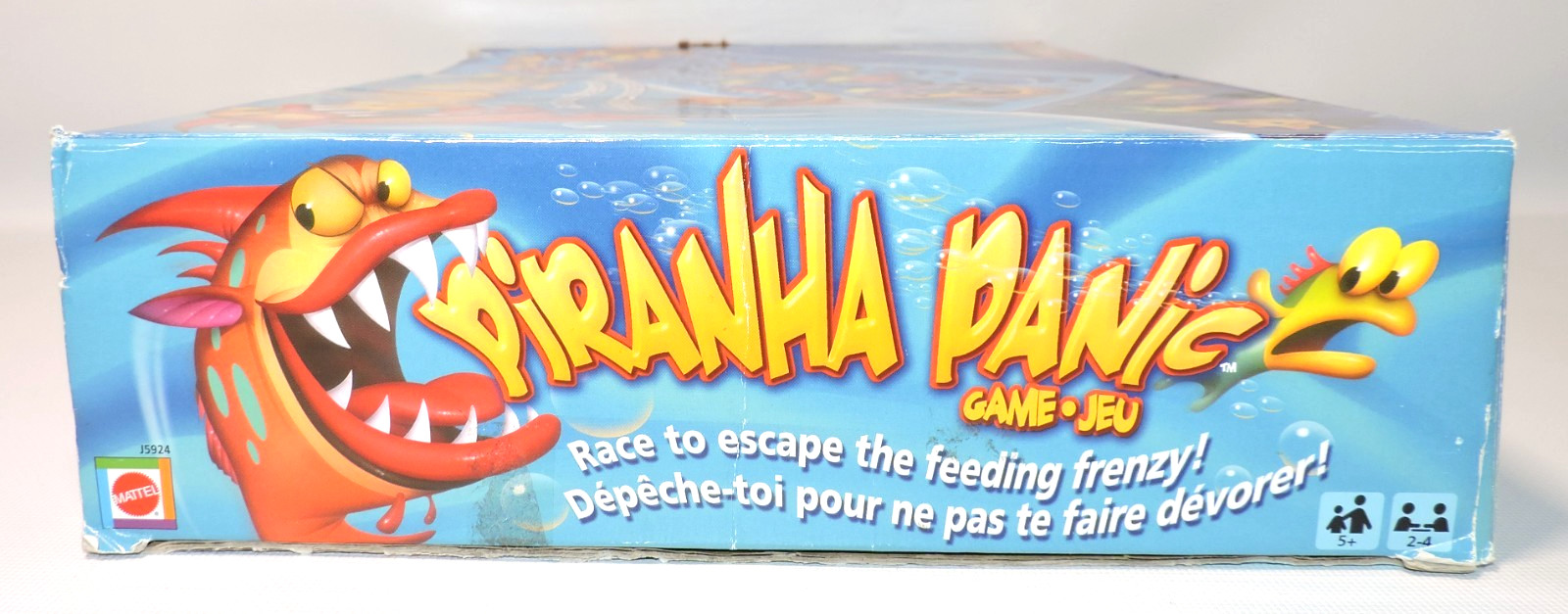 Piranha Panic Board Game, Near Complete, Missing 2 Regular Size Fish Marbles