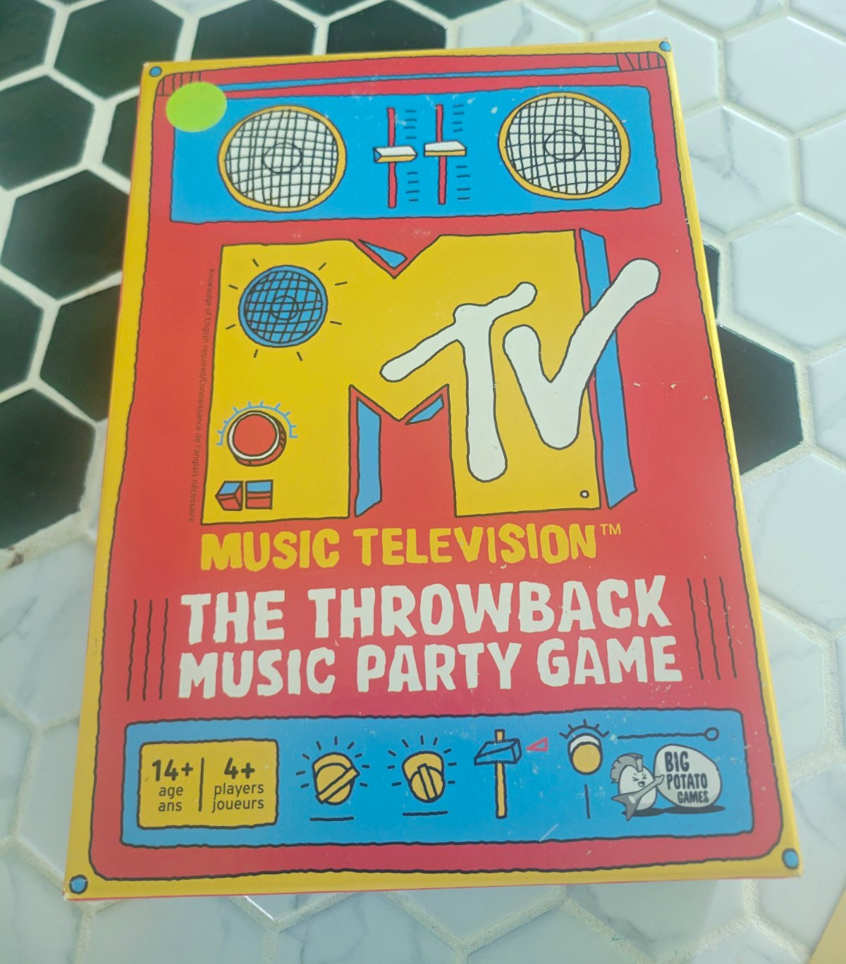 Big Potato Games MTV Throwback Music Party Game w/ Buzzer 4+ Players 14+