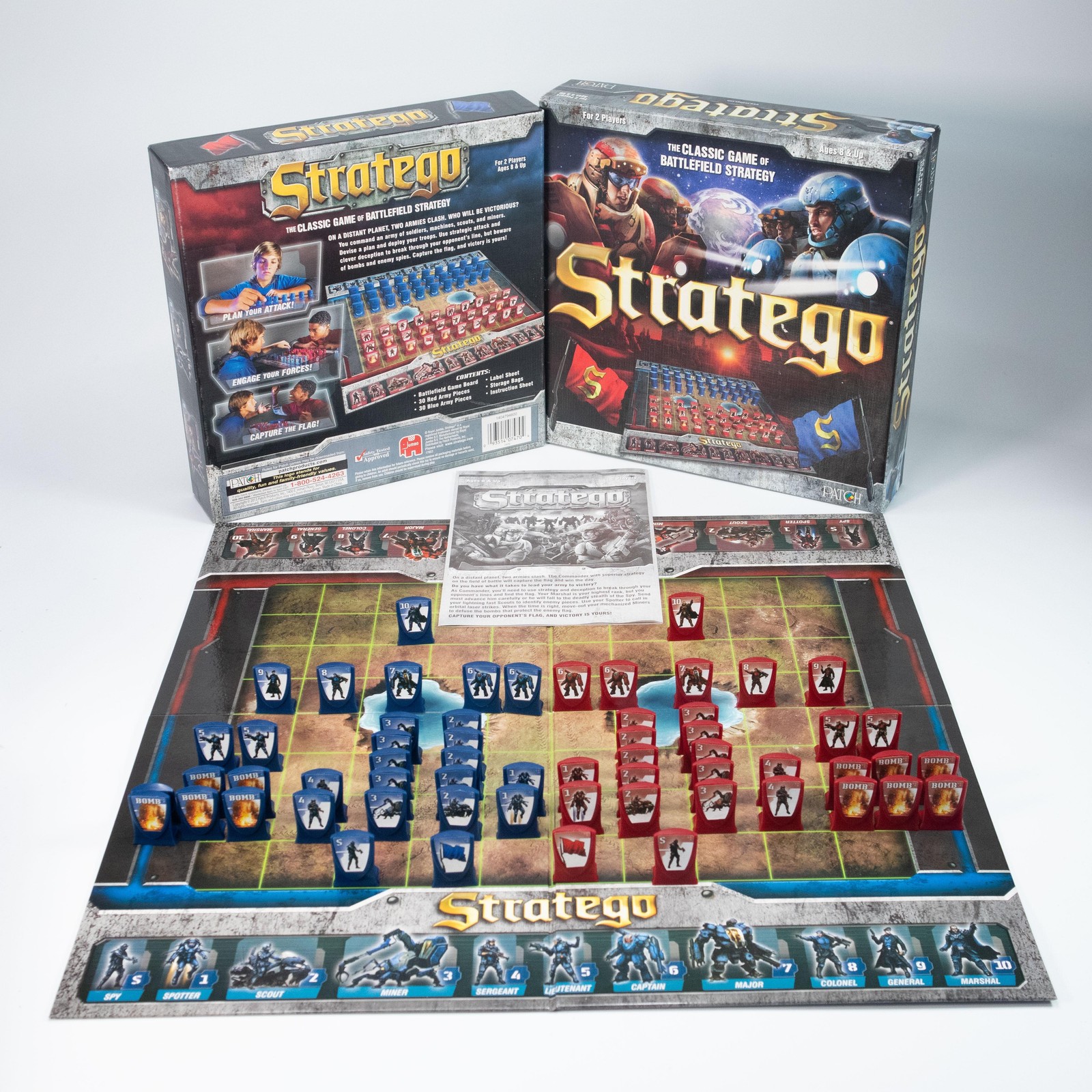 Patch Products Stratego Board Game Complete Battlefield Strategy 2013 Ages 8 Up