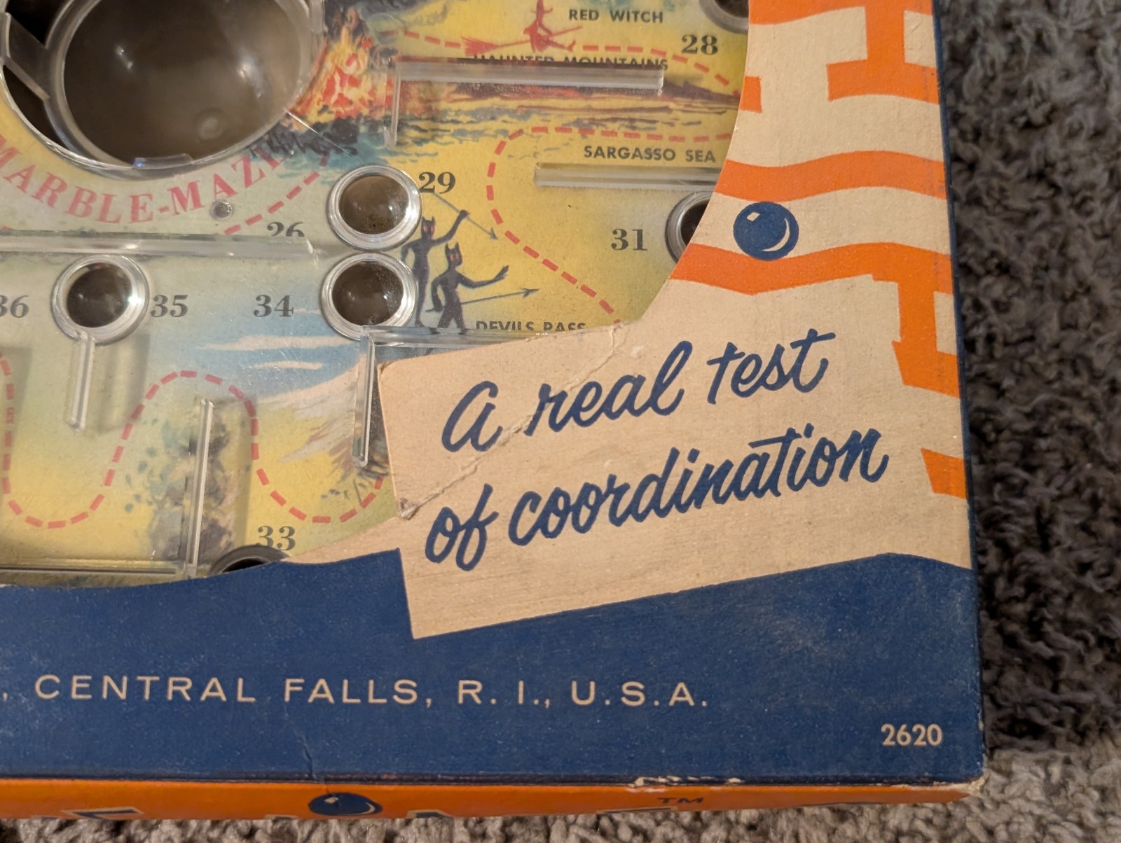Vintage Hasbro “Haunted Mountains” Marble Maze Skill Game in Original Box