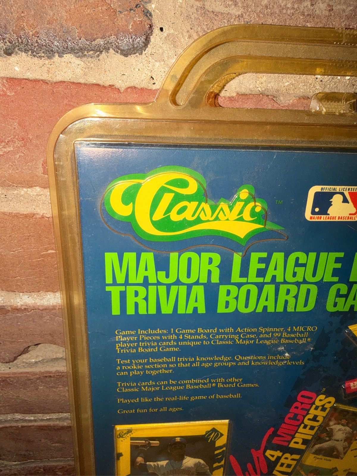 1990 Classic MLB Baseball Trivia Board Game Ken Griffey Jr. Unopened