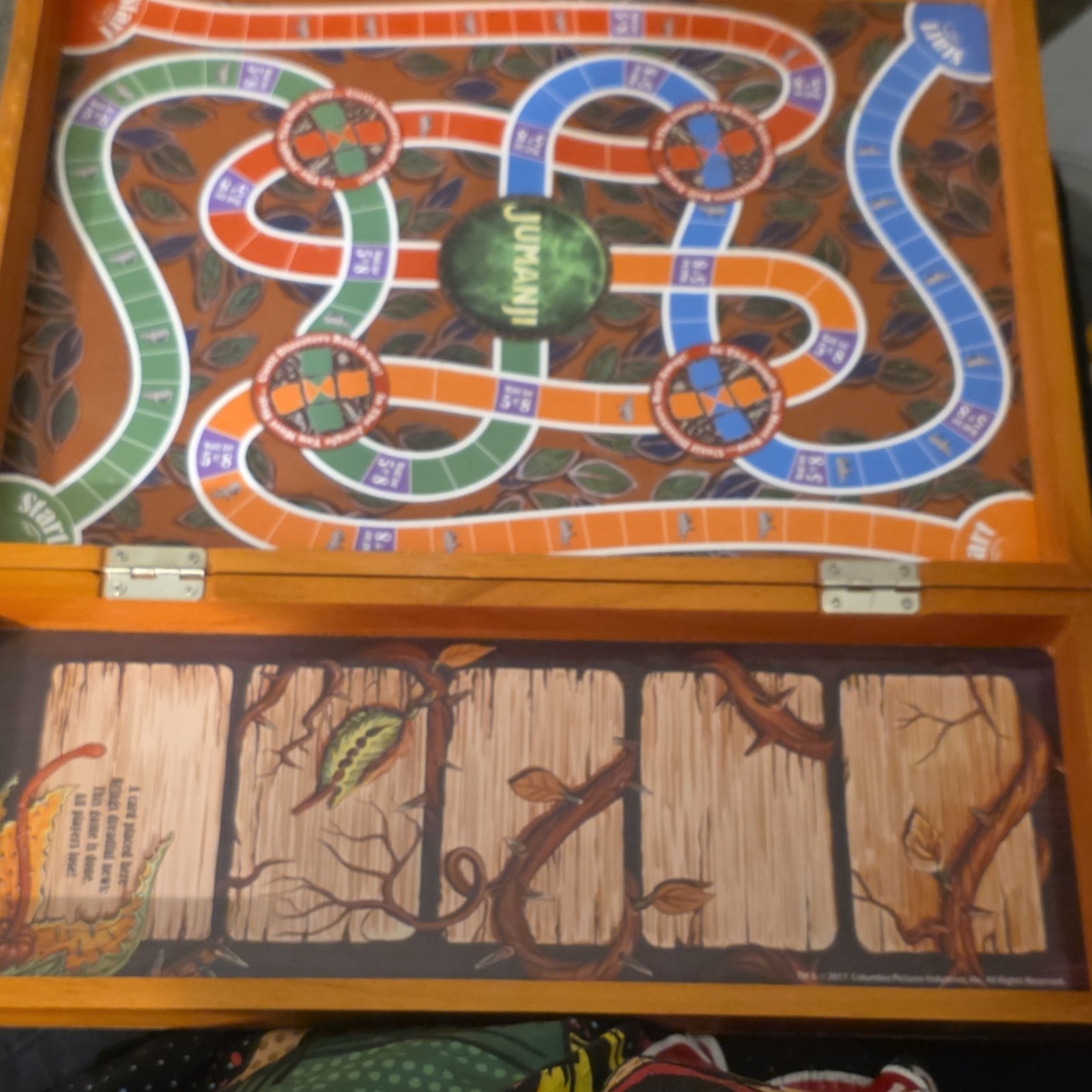 Cardinal Jumanji Adventure Board Game Wooden Box Complete, 2+ Players, Age 8+