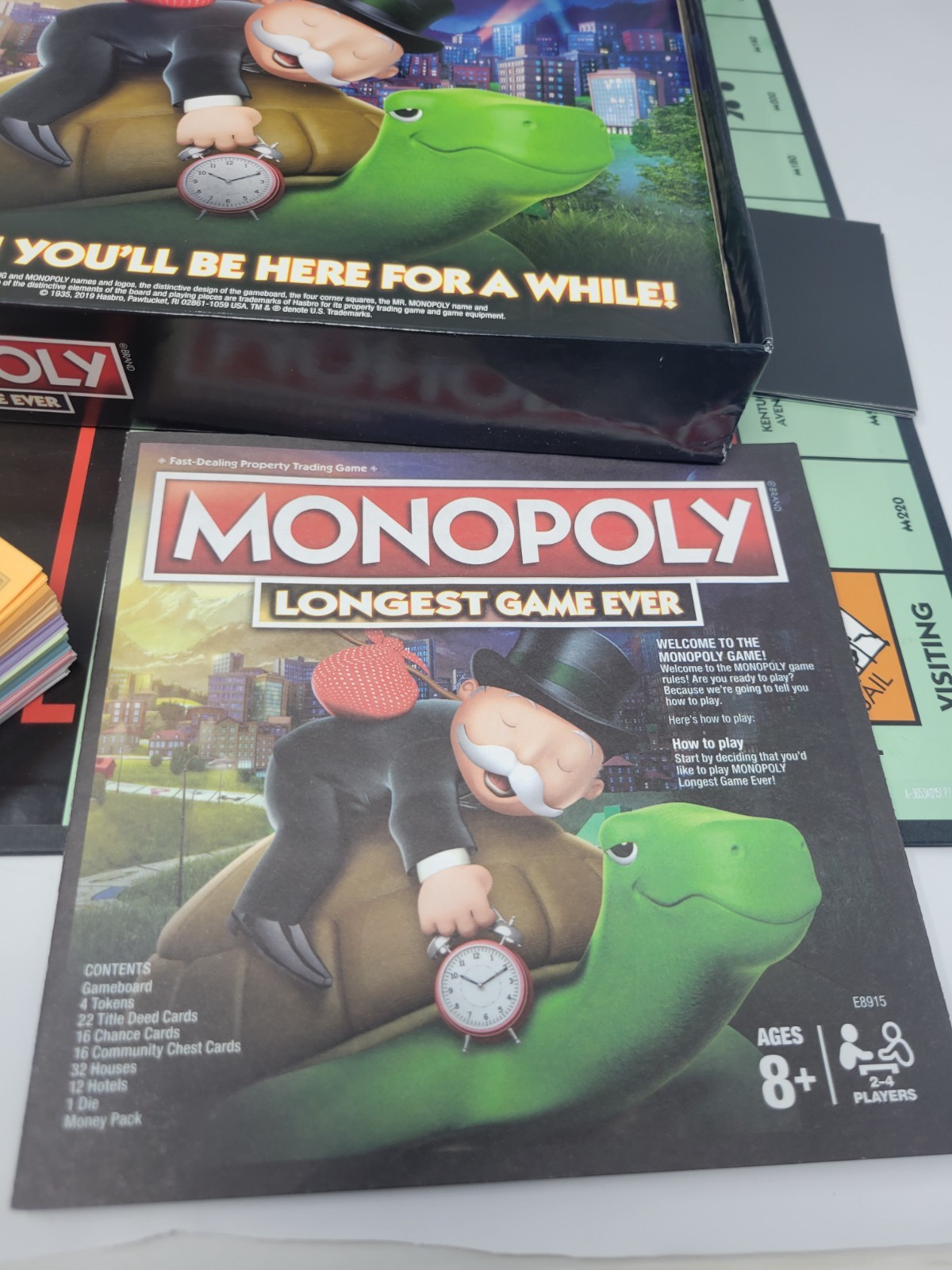 Hasbro E8915000 Monopoly Longest Game Ever Edition 100% Complete!