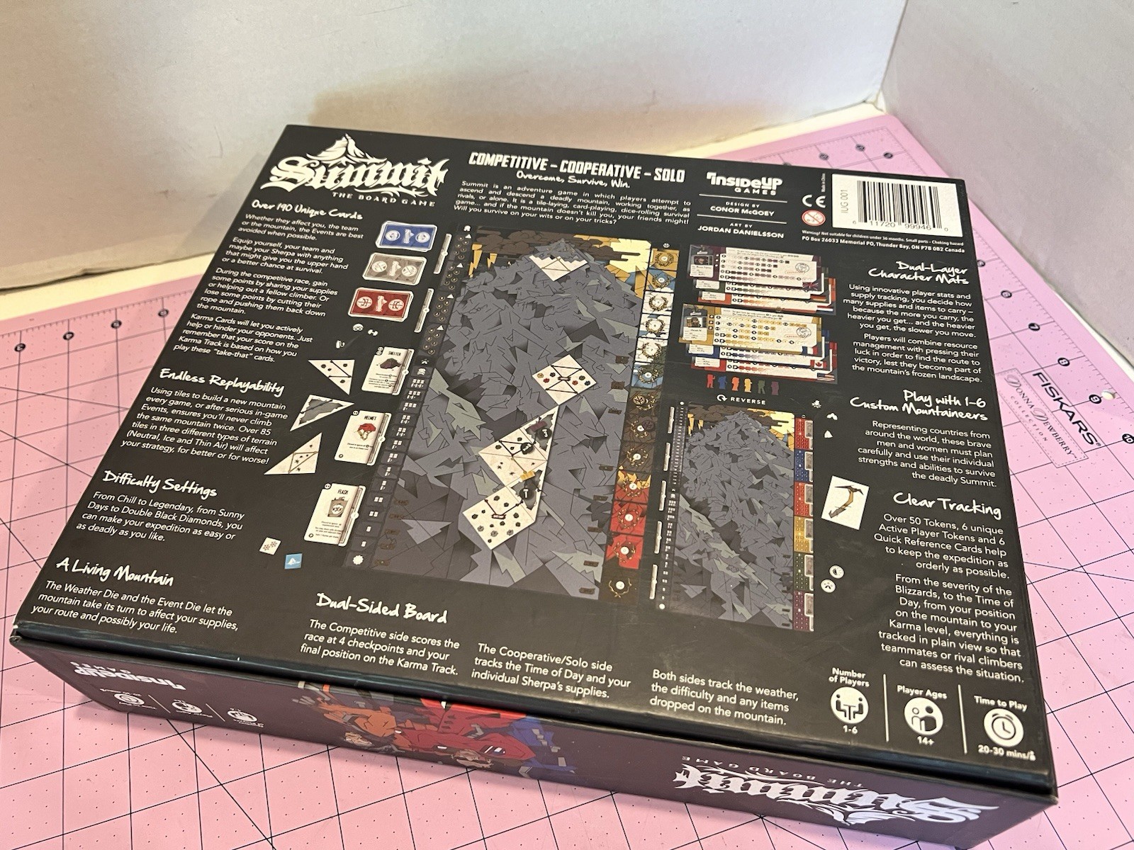 Summit the Board Game by Inside Up Games Mountaineering Game BRAND NEW OPEN BOX
