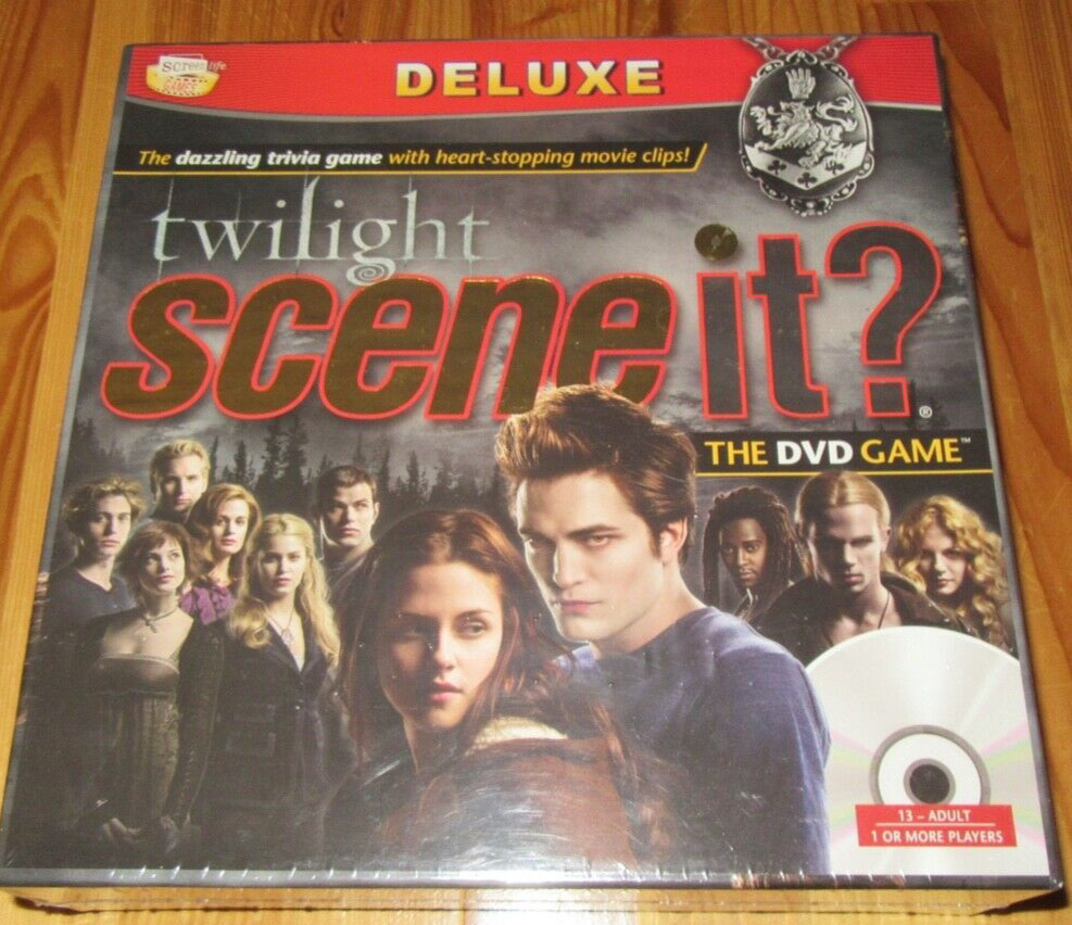 Scene it? Deluxe Twilight DVD Game Dazzling Trivia w/Clips from Movie FUN