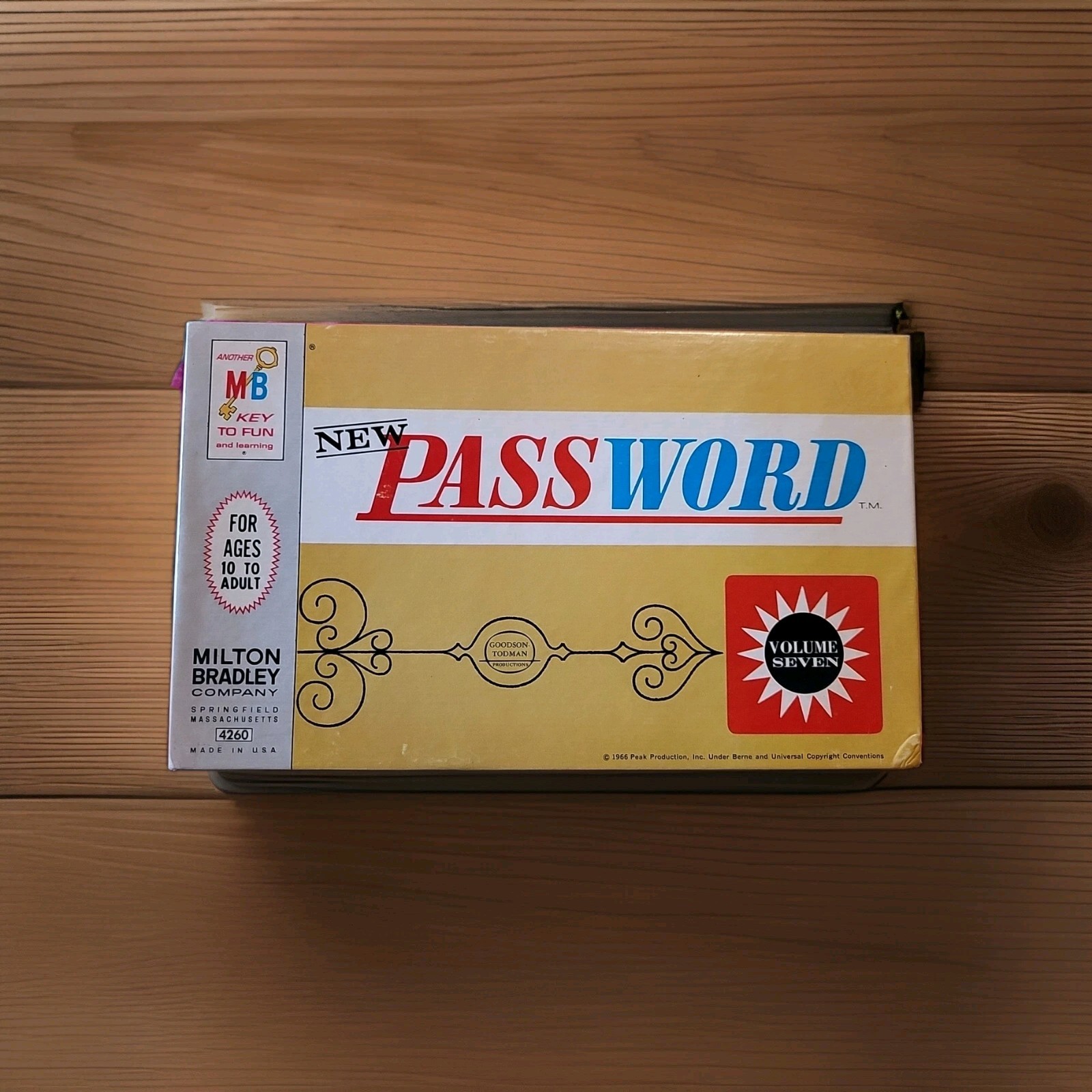 New Password Volume Seven # 4620 1966 Milton Bradley Original Plastic