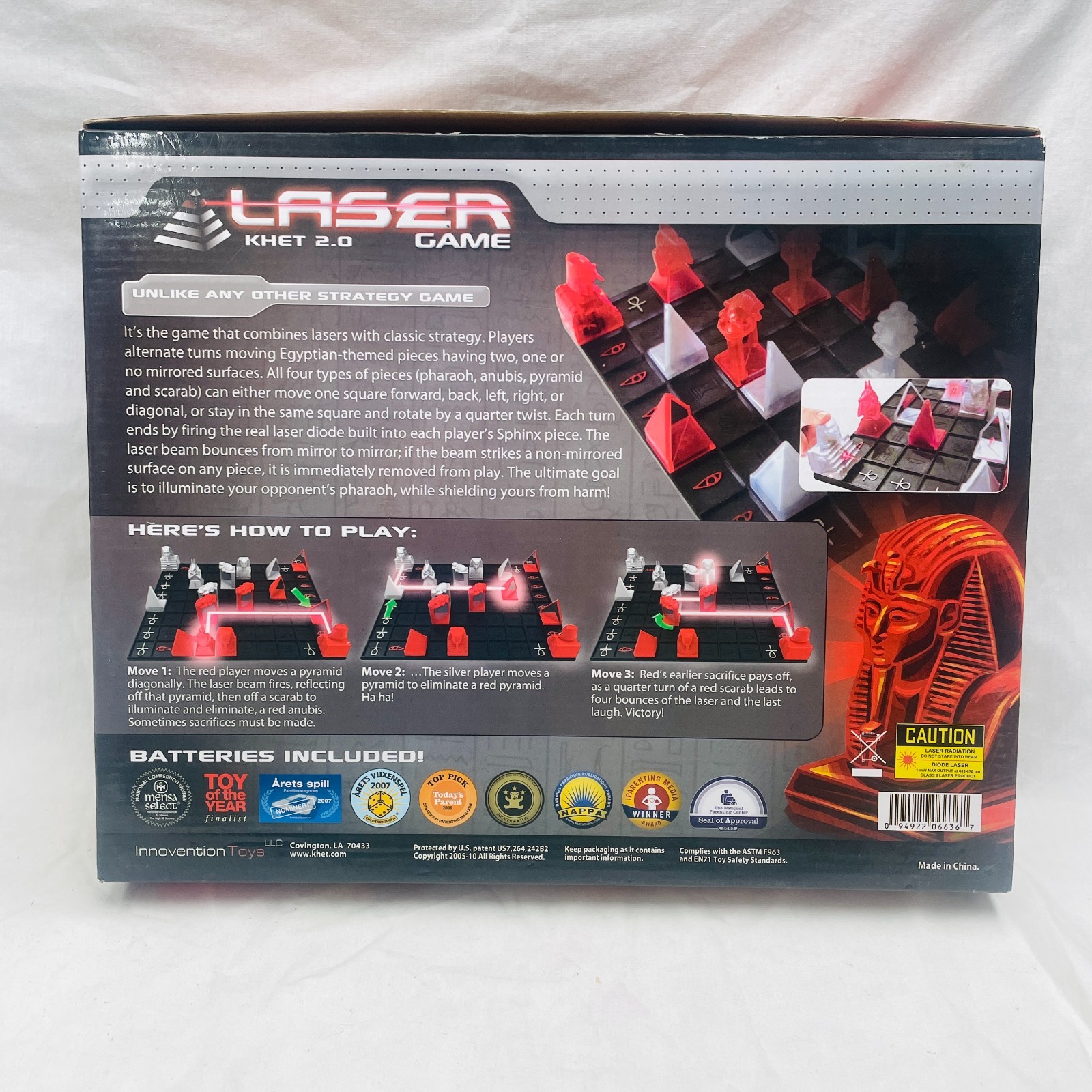 Laser Khet 2.0 Board Game Innovation Toys 2010 EX/EX+