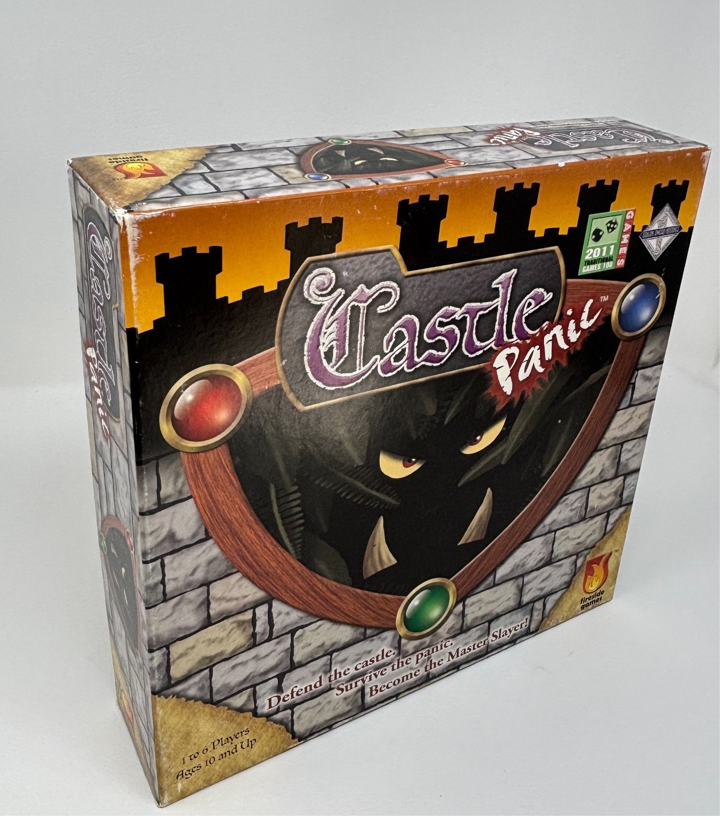 Castle Panic (2010, 1st edition) w/ Wizards Tower expansion & Feather Promo