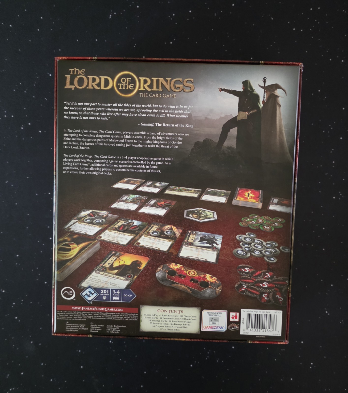 Lord of the Rings Card Game Revised Edition Core Game Complete