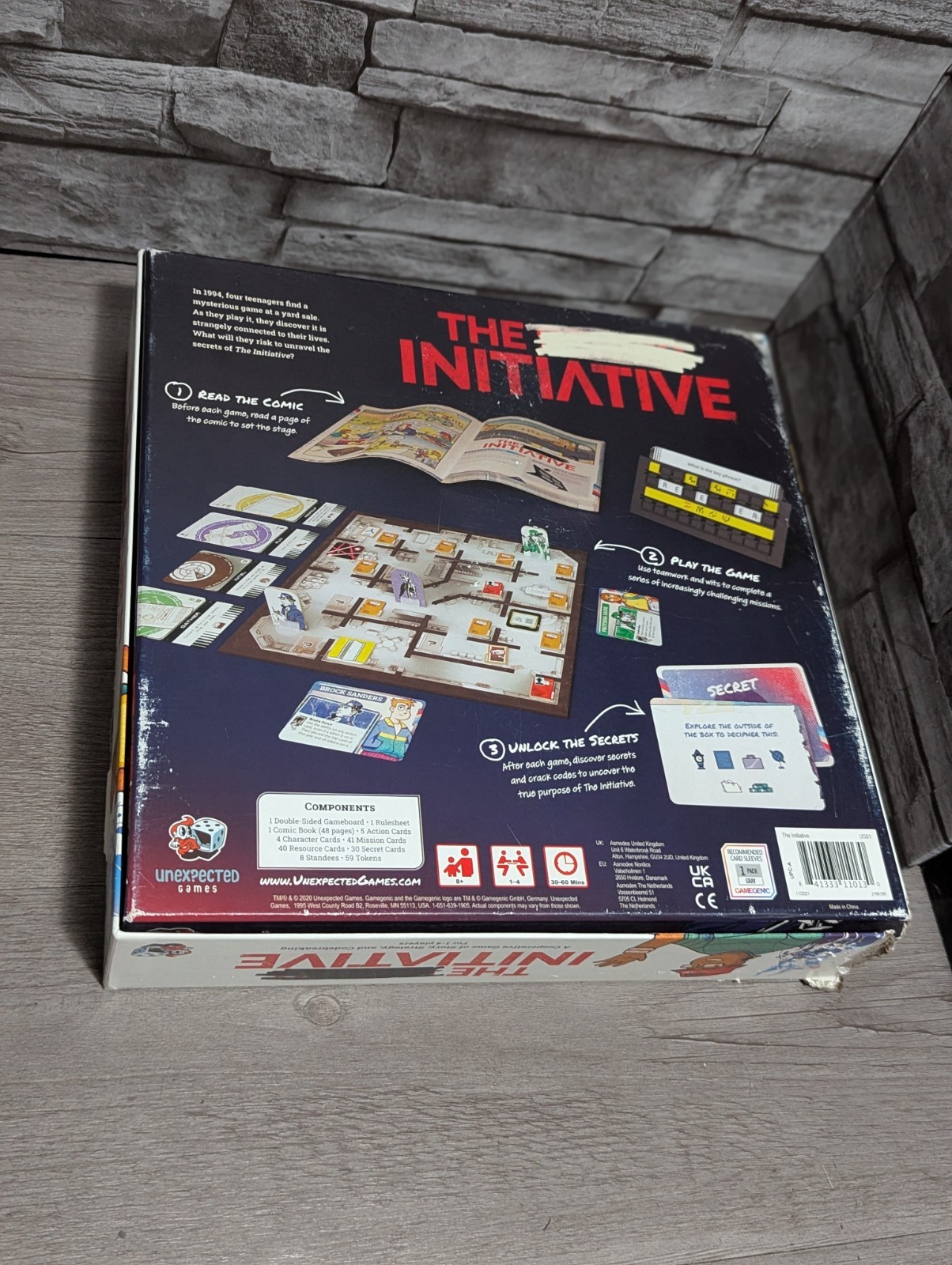 Unexpected Games The Initiative Cooperative Game Board 100% Complete