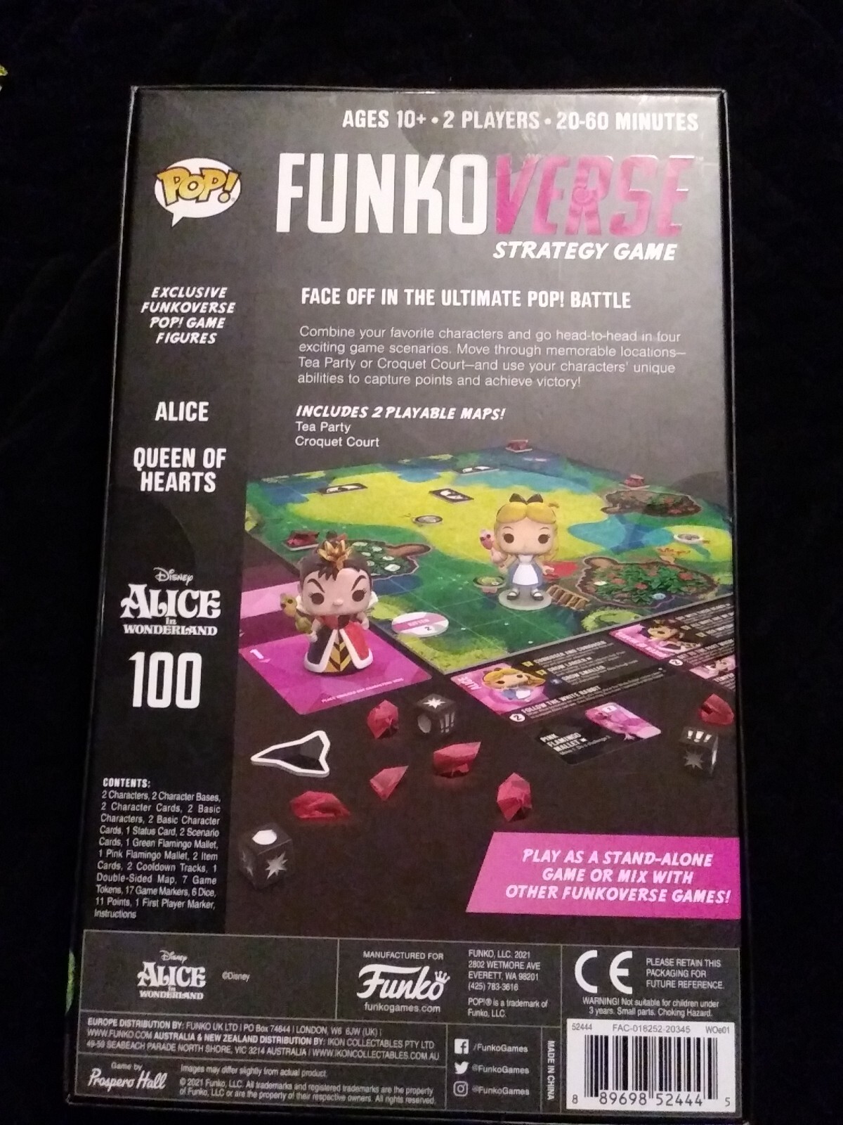 Funko Pop! Funkoverse Strategy Game Disney Alice In Wonderland Queen of Hearts