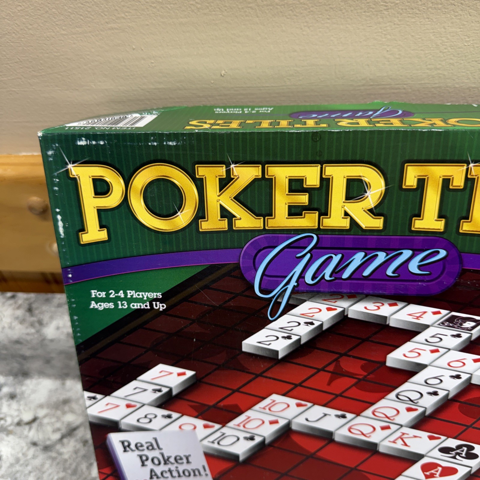 Poker Tiles Board Game by Master Pieces Puzzle Co. 2005 Casino Poker New Opened