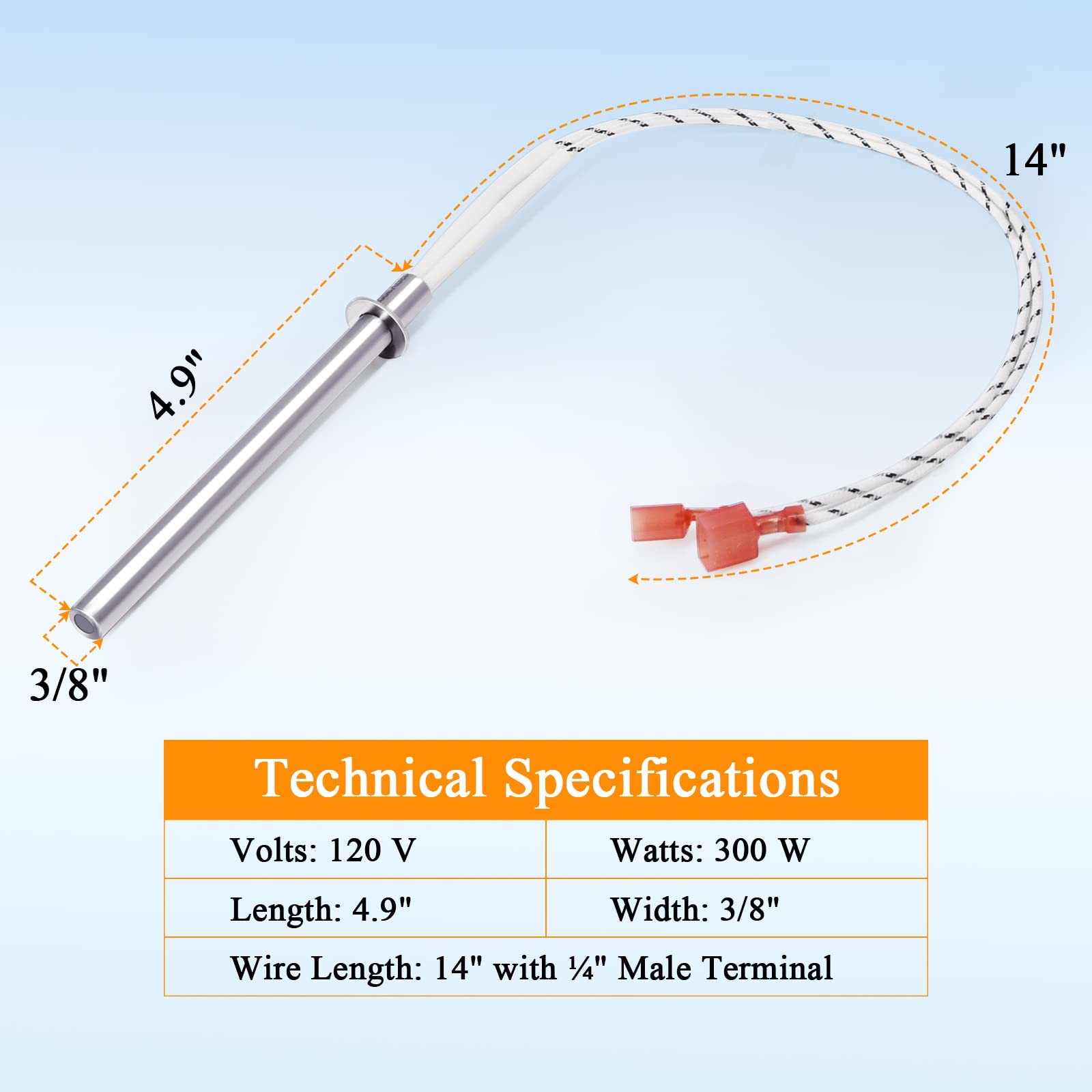 Criditpid Replacement SRV7000-660 Igniter for PelPro PP130, PP60,