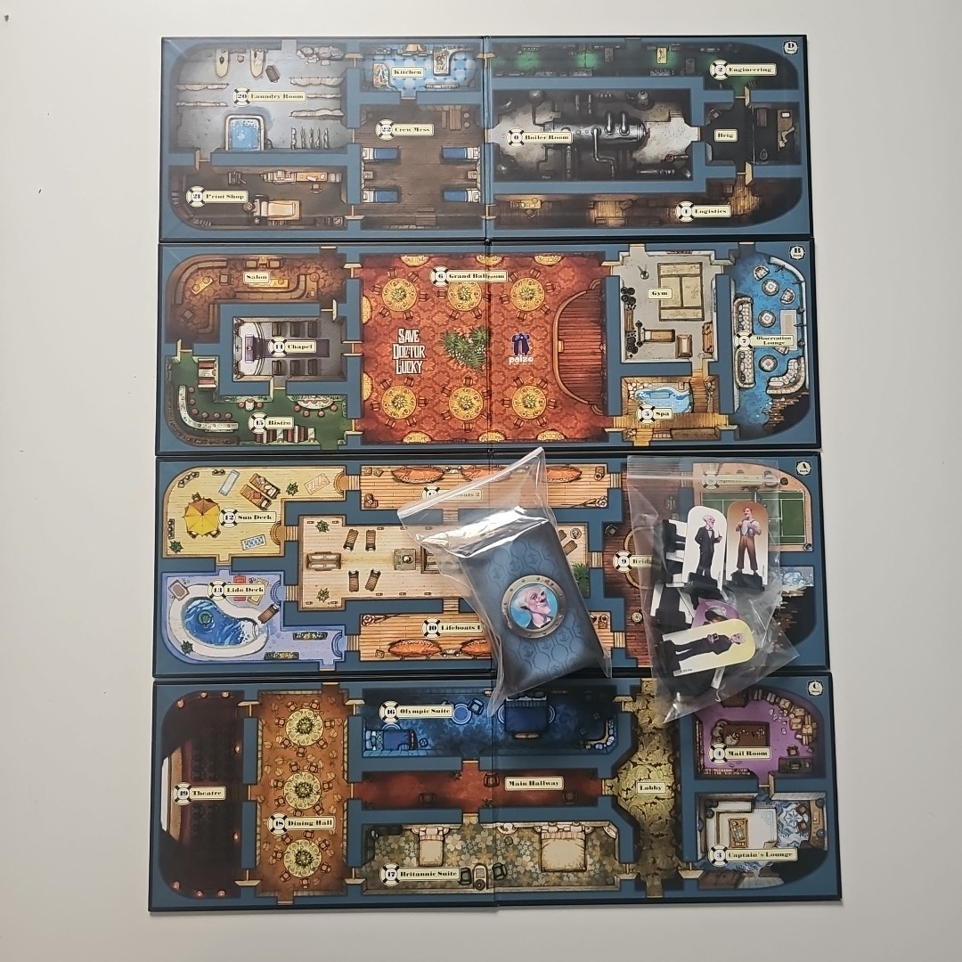 Save Doctor Lucky Board Game 3-7 Players Complete Paizo Ages 10+