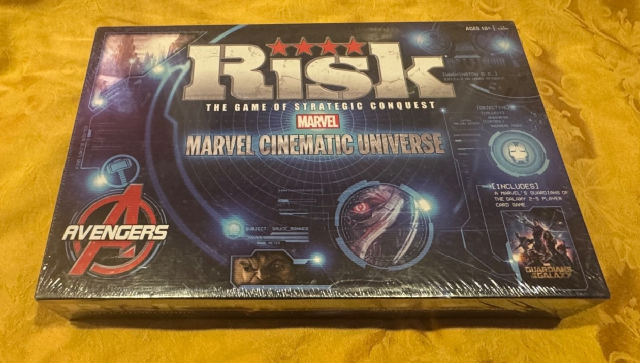Risk: Marvel Cinematic Universe Board Game Avengers Hasbro Sealed New in Box