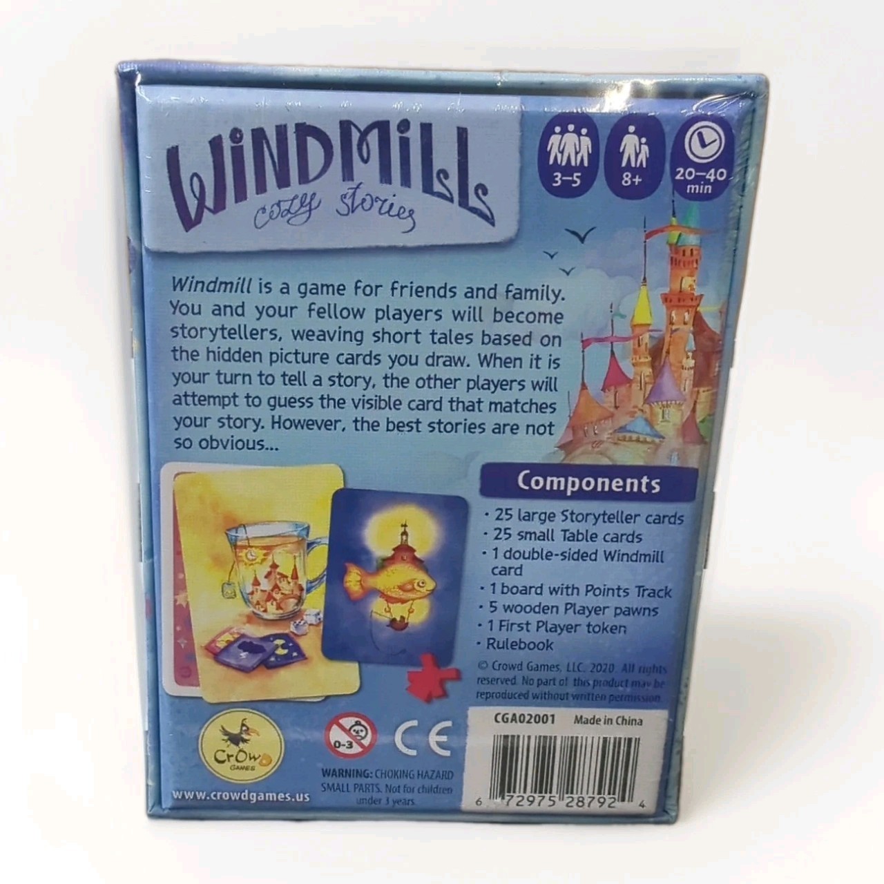 Crowd Games Windmill – Cozy Stories Game New Sealed B19