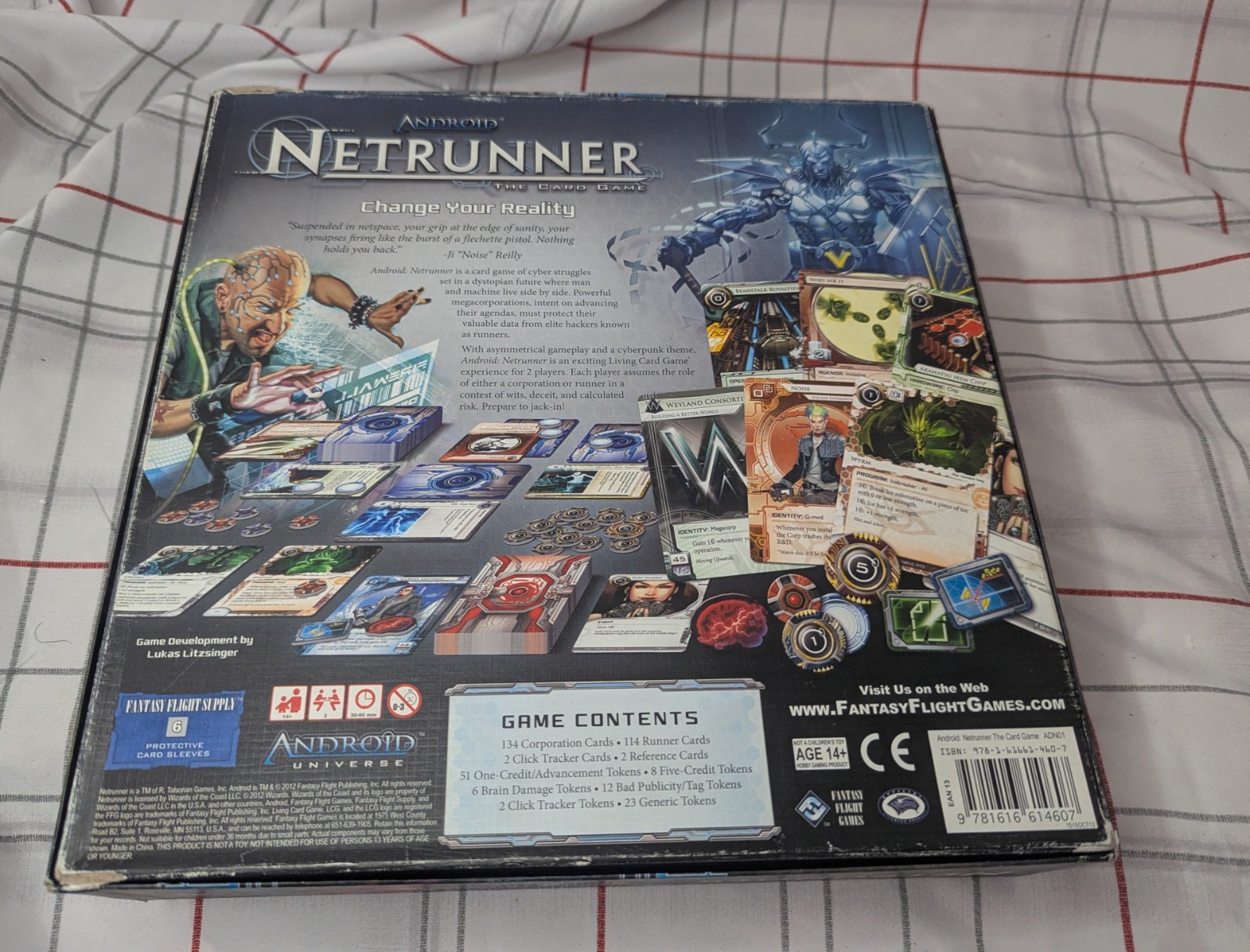 Fantasy Flight Netrunner The Card Game Android R. Garfield Pre Owned Complete