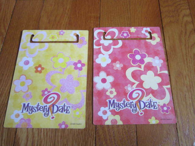Milton Bradley Mystery Date Game 1999/2000 Replacement Part 4 ADDRESS BOOKS