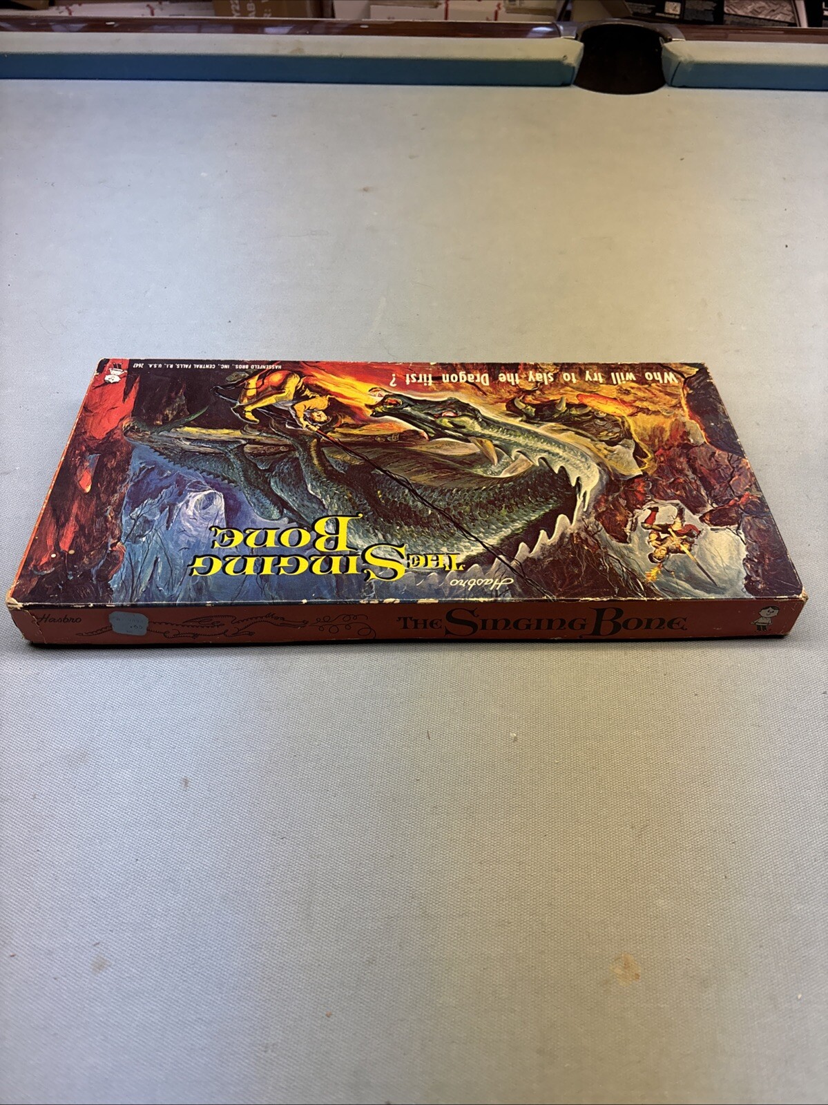1962 THE SINGING BONE DRAGON BOARD GAME HASBRO HASSENFELD BROS FANTASY Complete