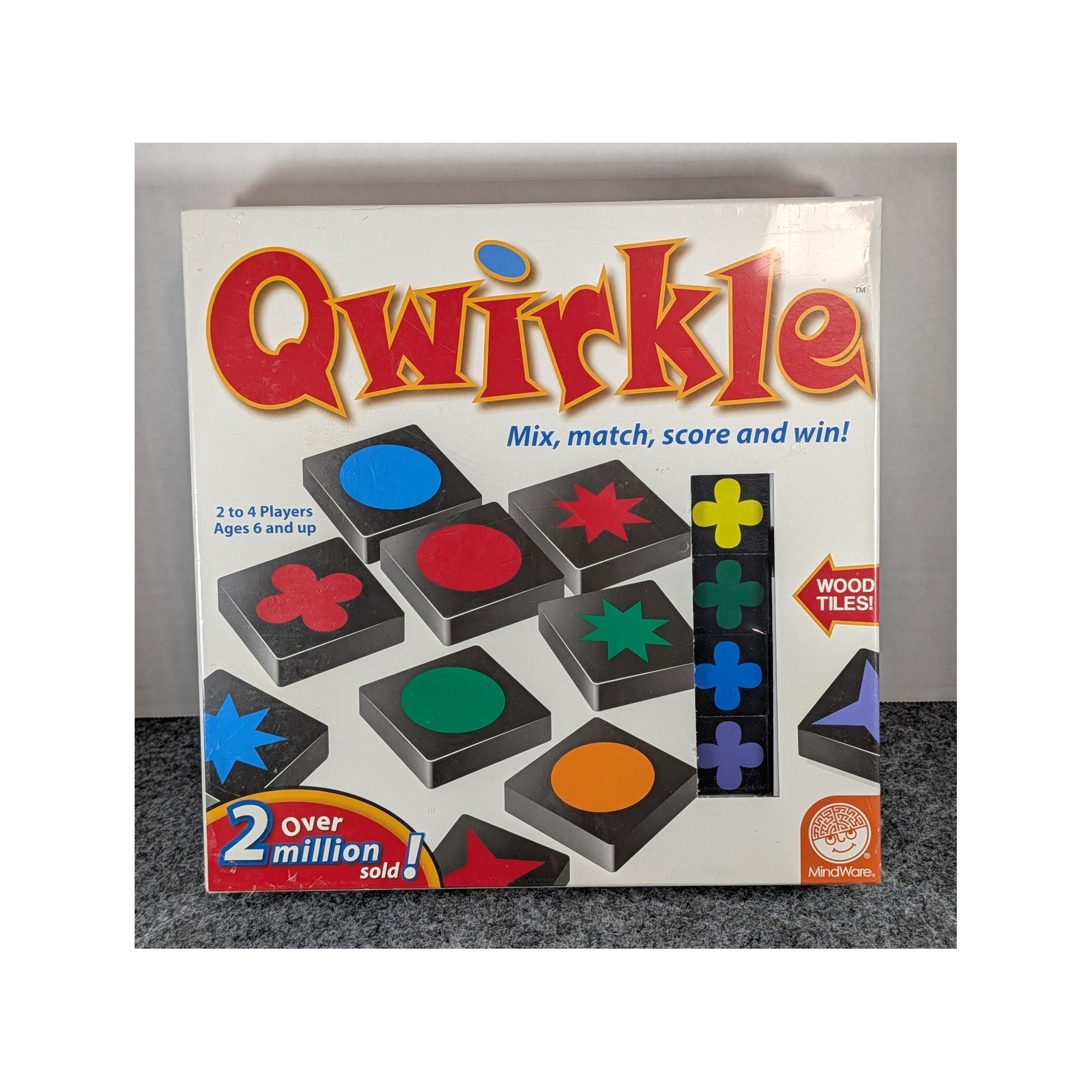 MindWare Qwirkle Board Game Wood Tiles New Sealed Family Strategy Game Ages 6+