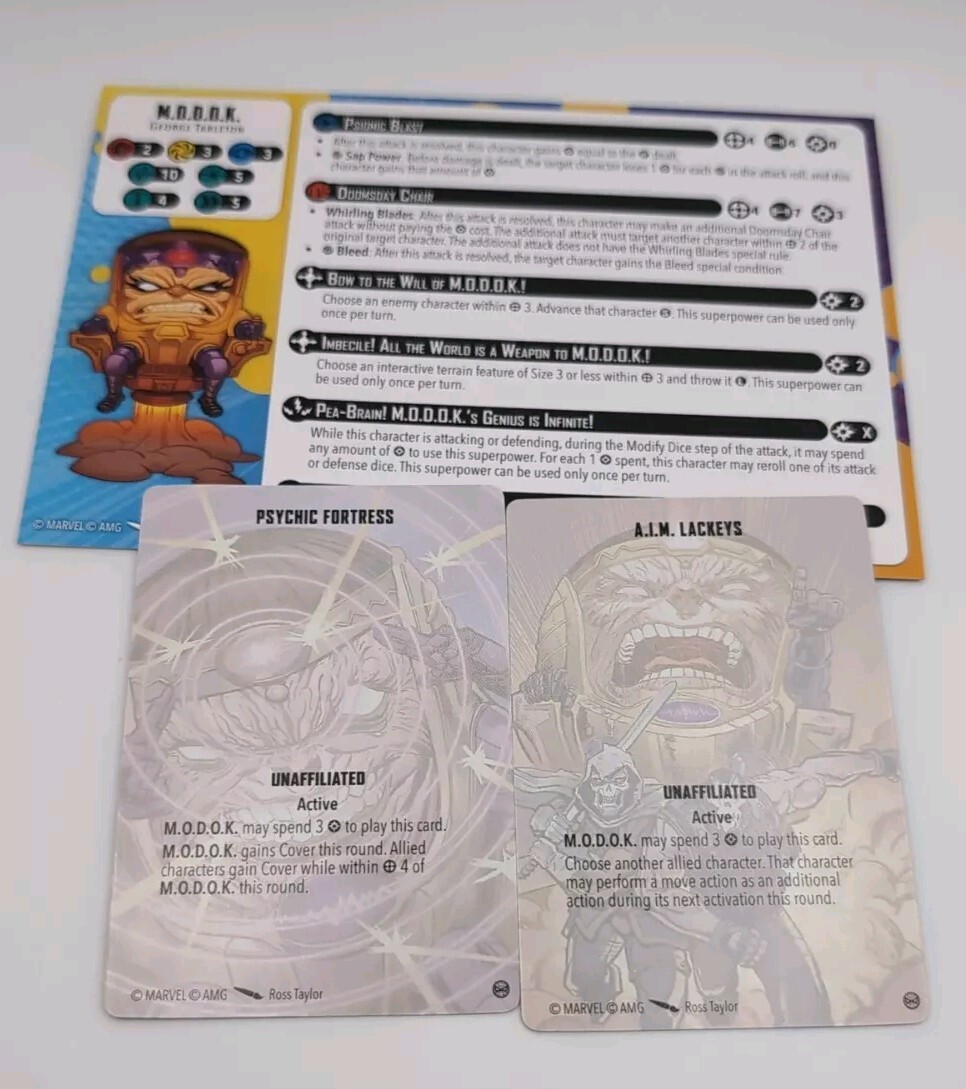 Atomic Mass Marvel Crisis Protocol Modok Scientist Supreme Miniatures Game