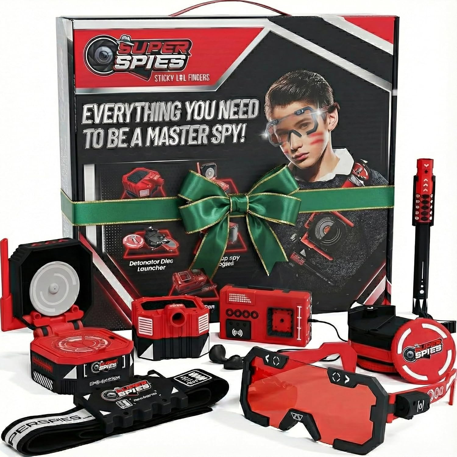 Superspies Secret Agent Spymaster Kit – Spy Gear Ninja Toys and Gadgets for Kids