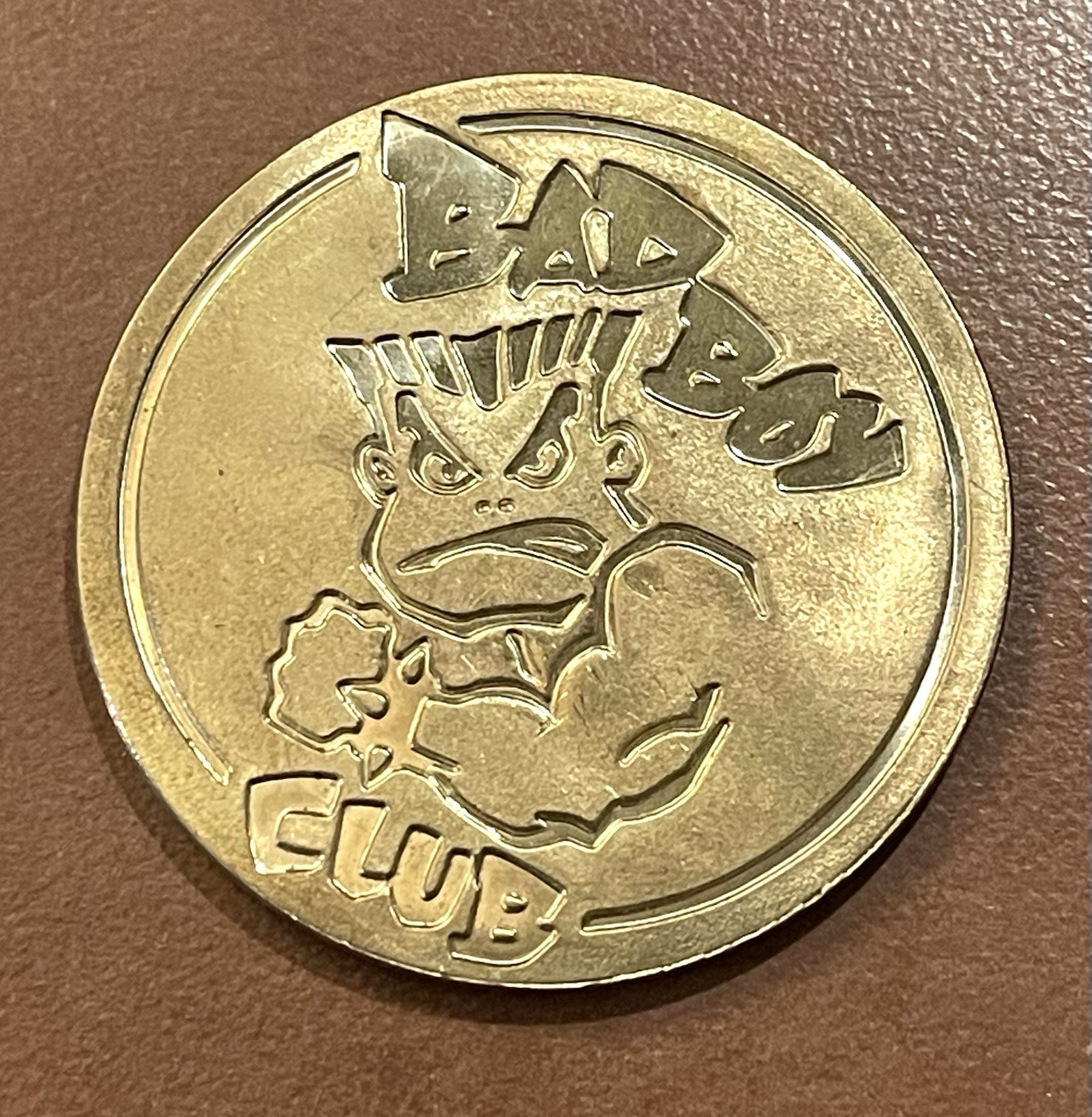1994 Bad Boy Club Special Edition Pog Eliminator Slammer Solid Brass