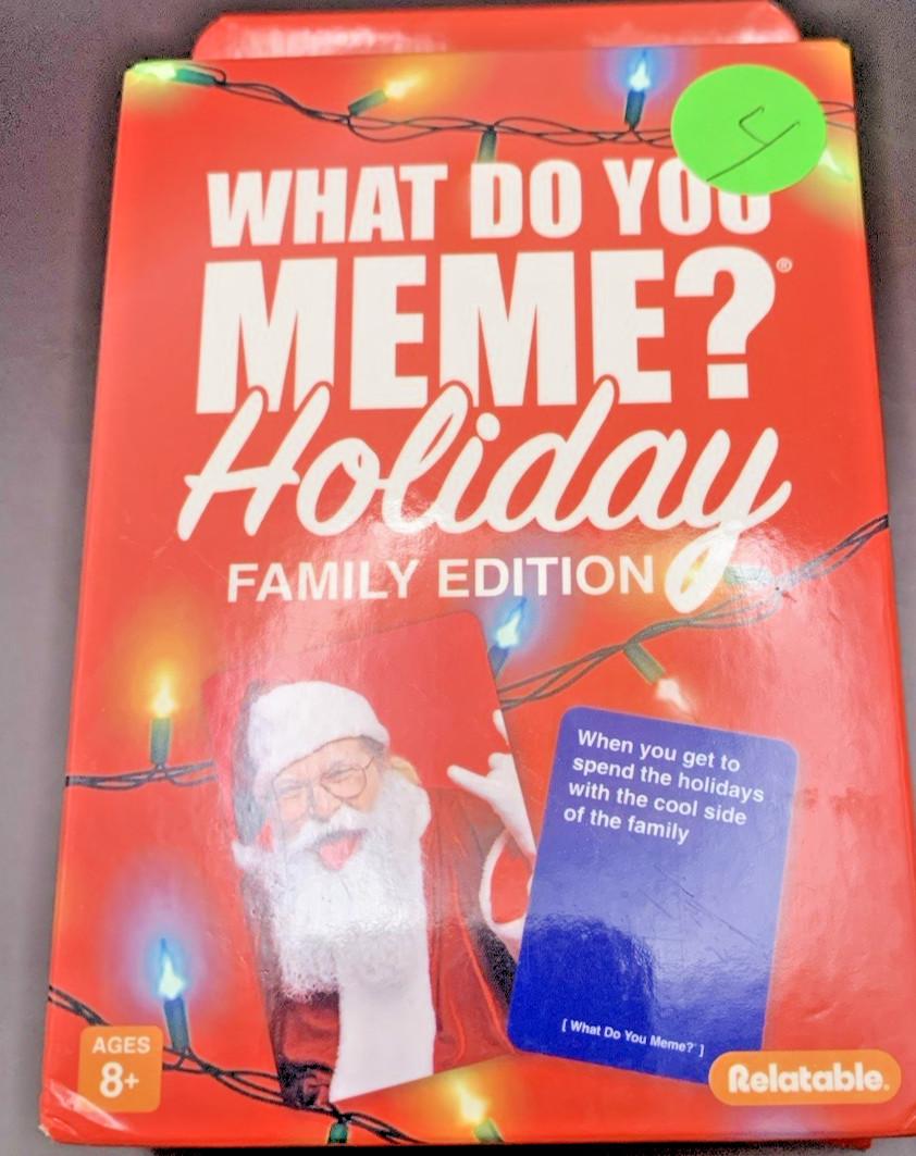 The Hilarious Family Holiday Party Game by What Do You Meme?