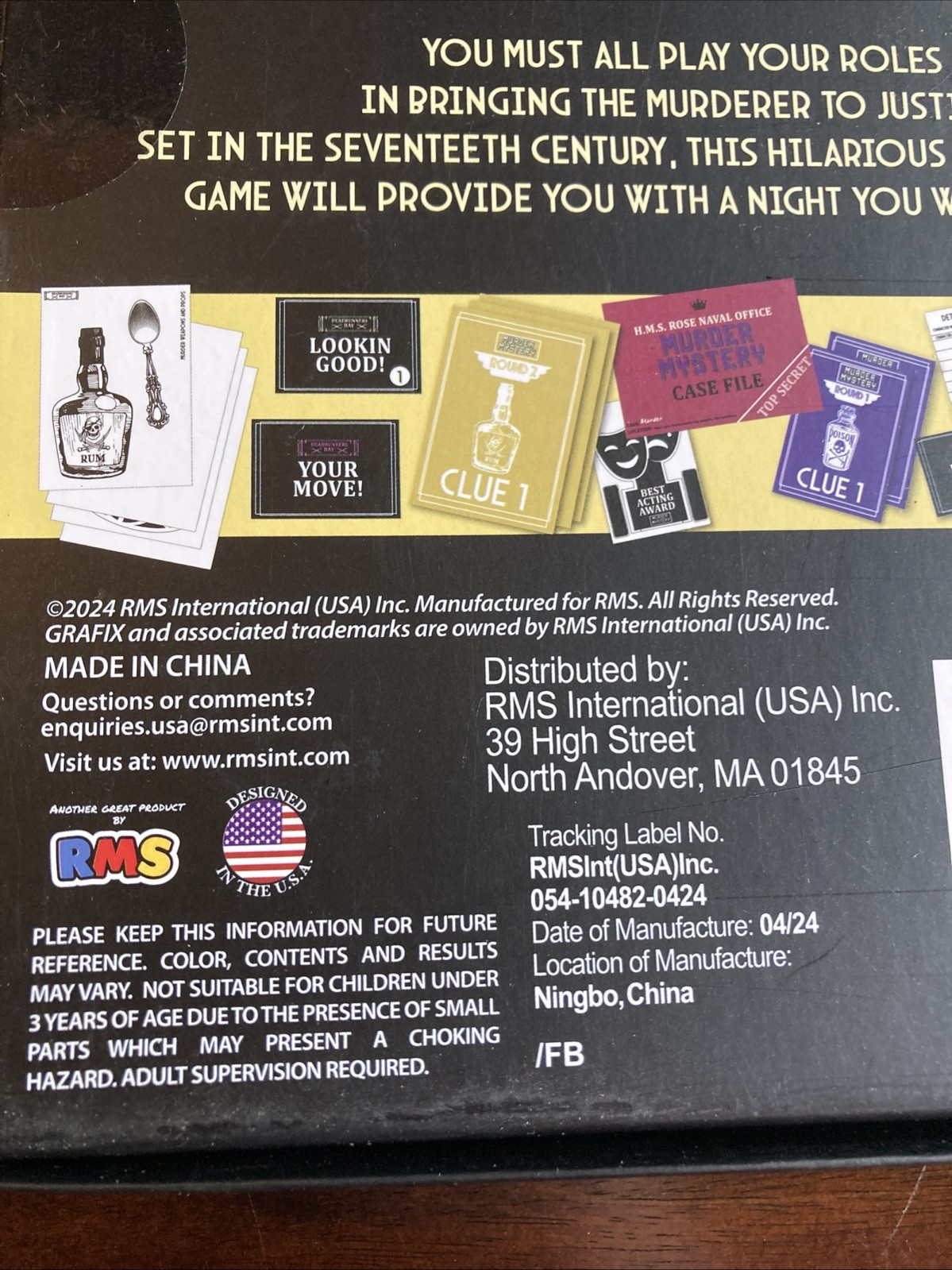 Murder on the Seven Seas – Murder Mystery Board Game Up to 13 players 12+ Years