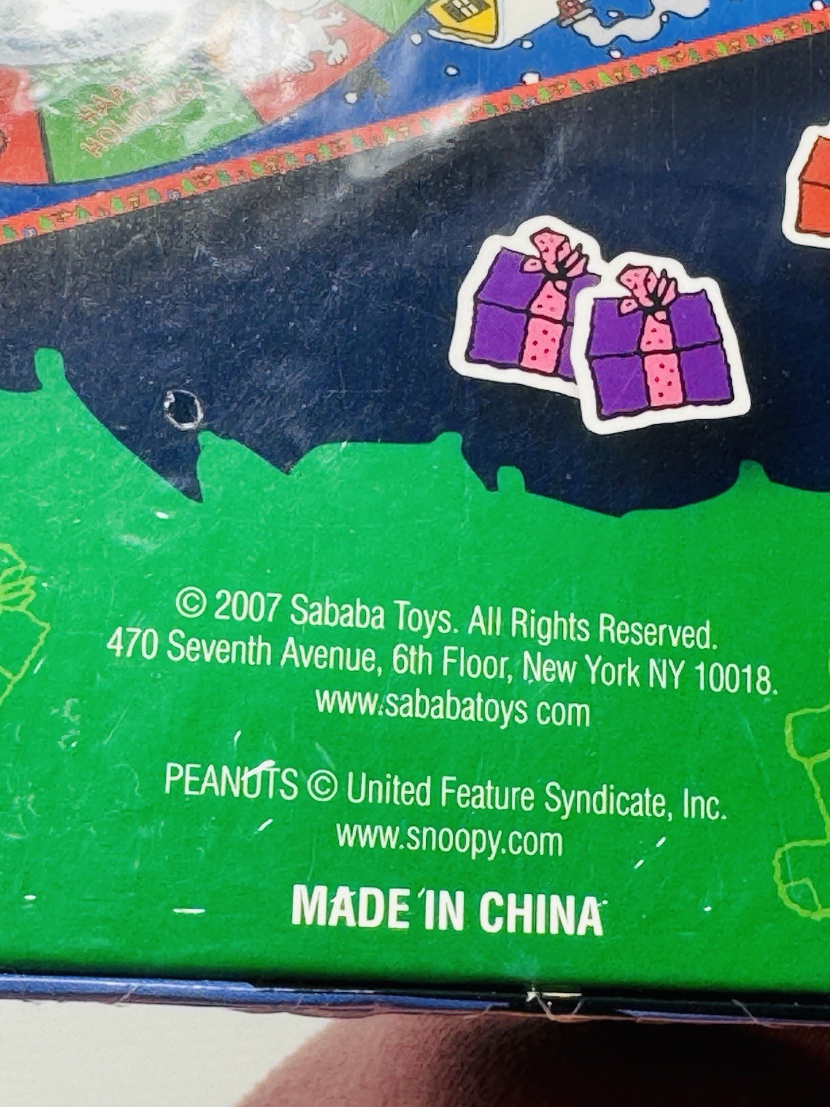 PEANUTS A Charlie Brown Christmas Board Game 2007 Sababa Toys New in Box