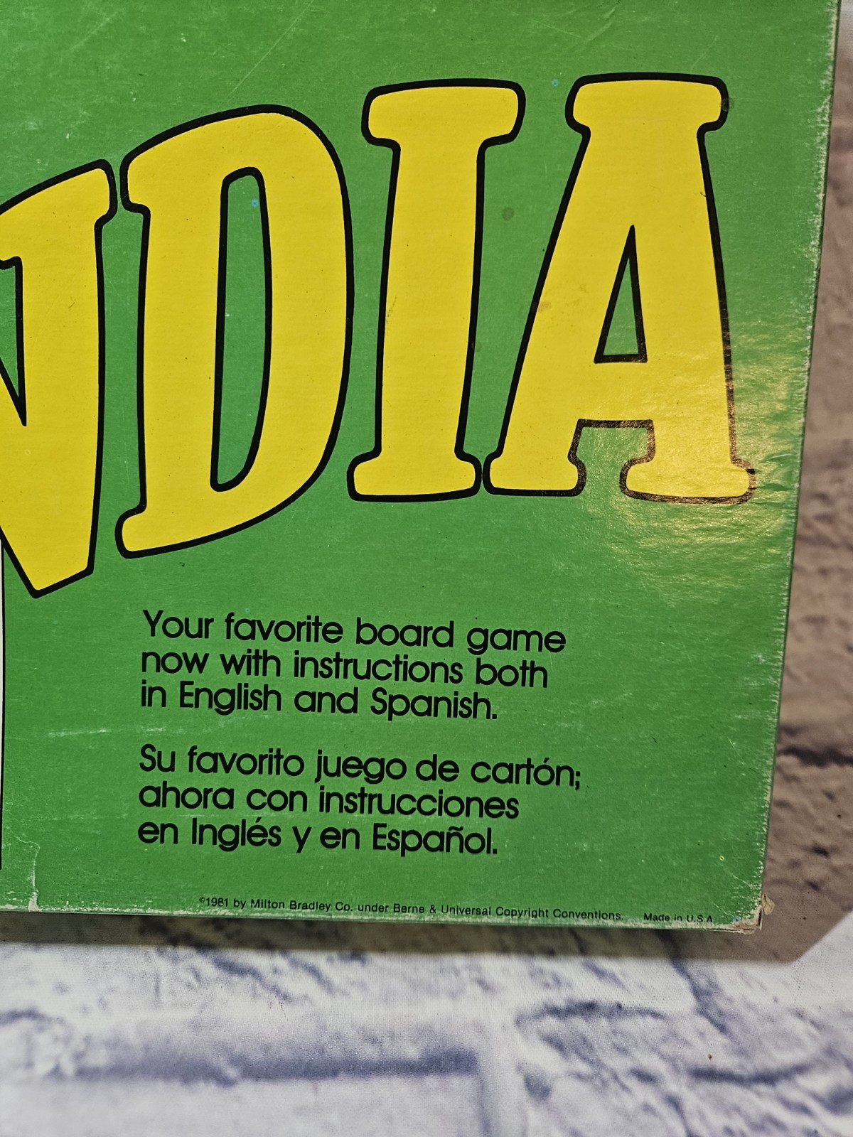 The Game of India by Milton Bradley – 1981 – COMPLETE – Vintage Board Game