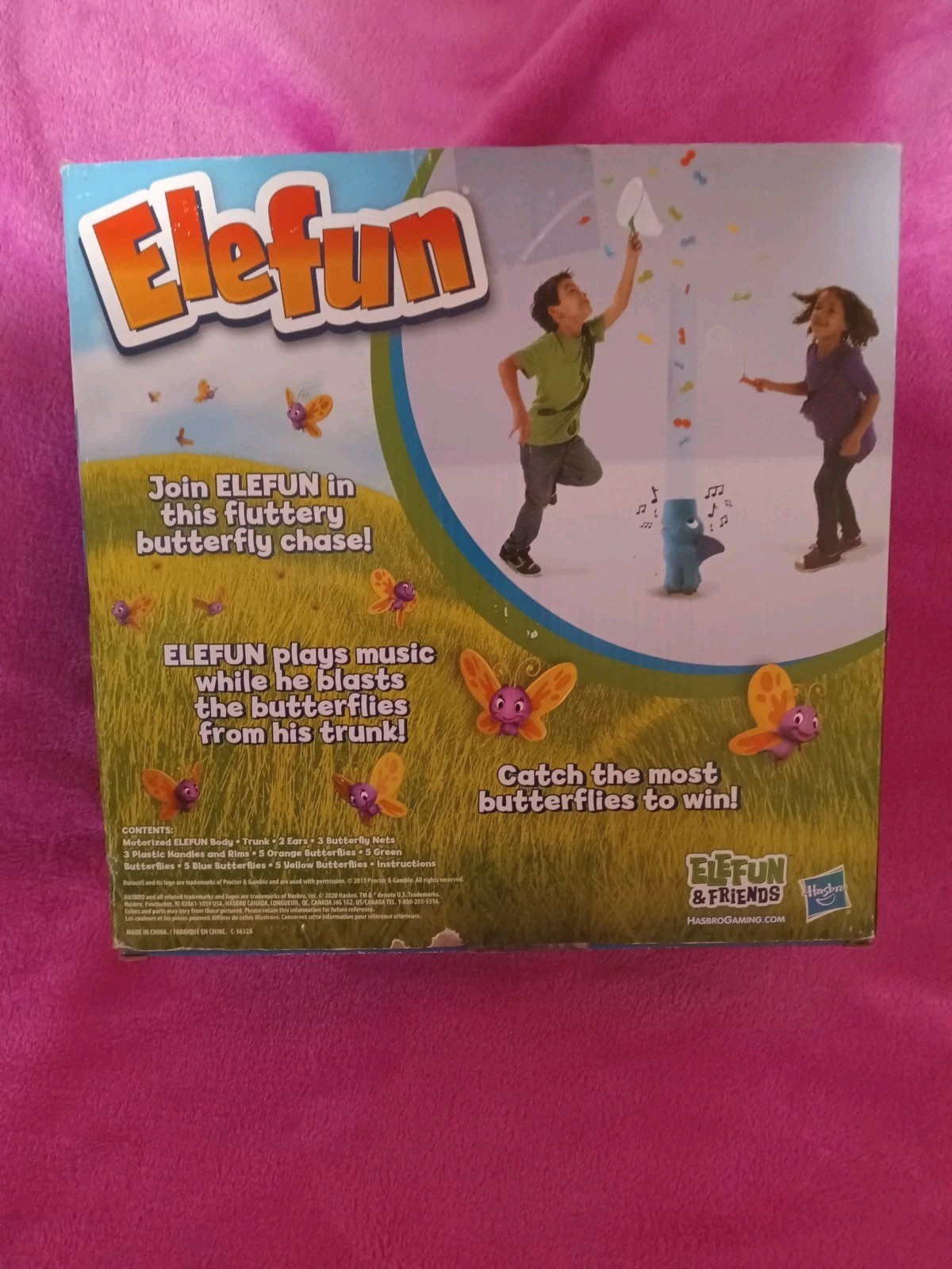 Elefun the Butterfly Catchin’ Game Complete Tested Working Condition
