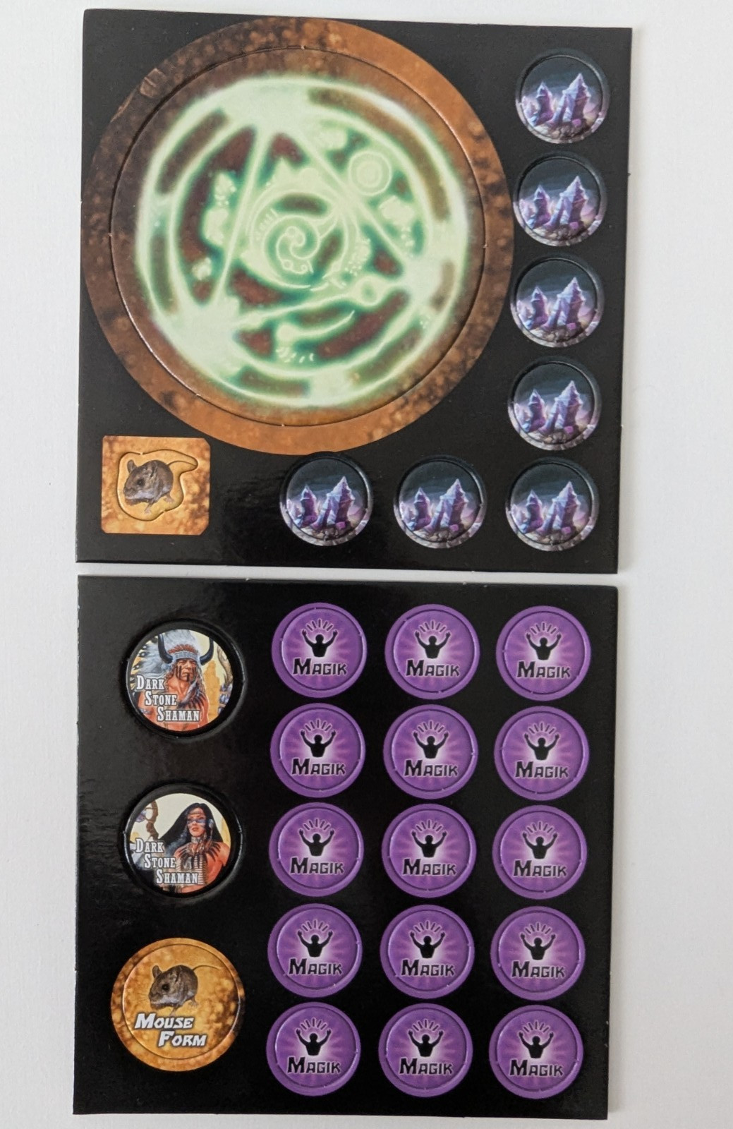 Shadows of Brimstone Dark Stone Shaman Hero Pack – Resin Unboxed KS Edition New