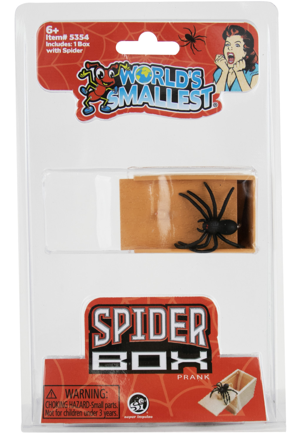 World’s Smallest SPIDER BOX Scare Prank