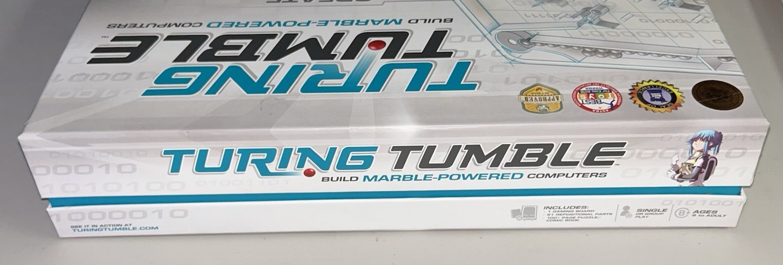 Turing Tumble Build Marble-Powered Computers Anime COMPLETE W/ Book VG