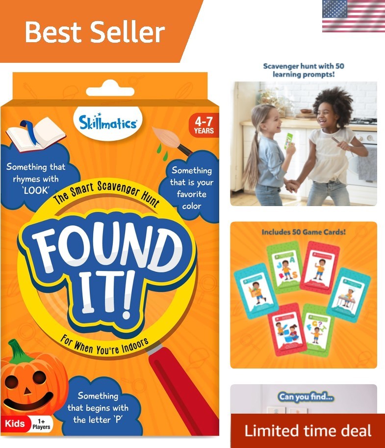 Scavenger Hunt Card Game – Found It, Educational Game Collections, Perfect fo…