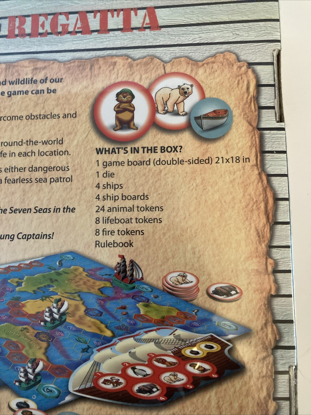 Zoo Regatta 3in1 Family Board Game 4-12 Years 2-4 Players