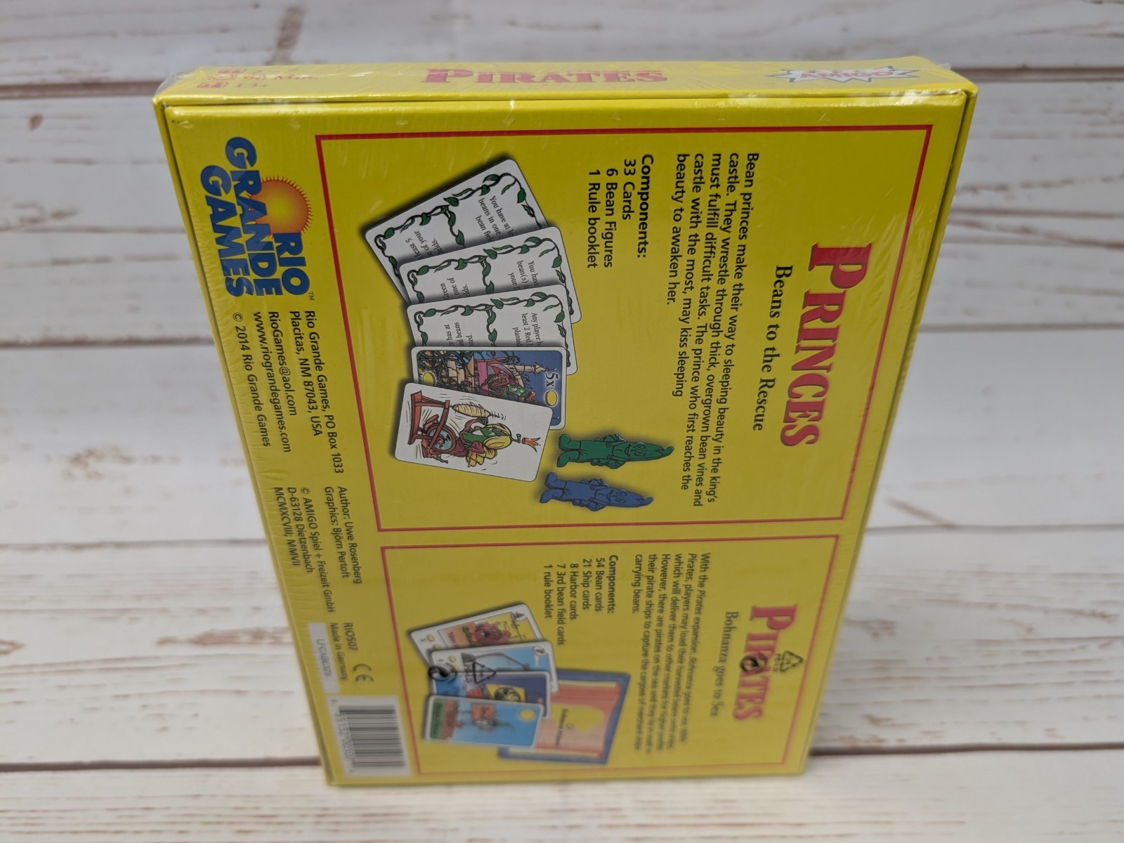 Bohnanza Princes and Pirates Card Game Expansion Rio Grande Amigo NIS