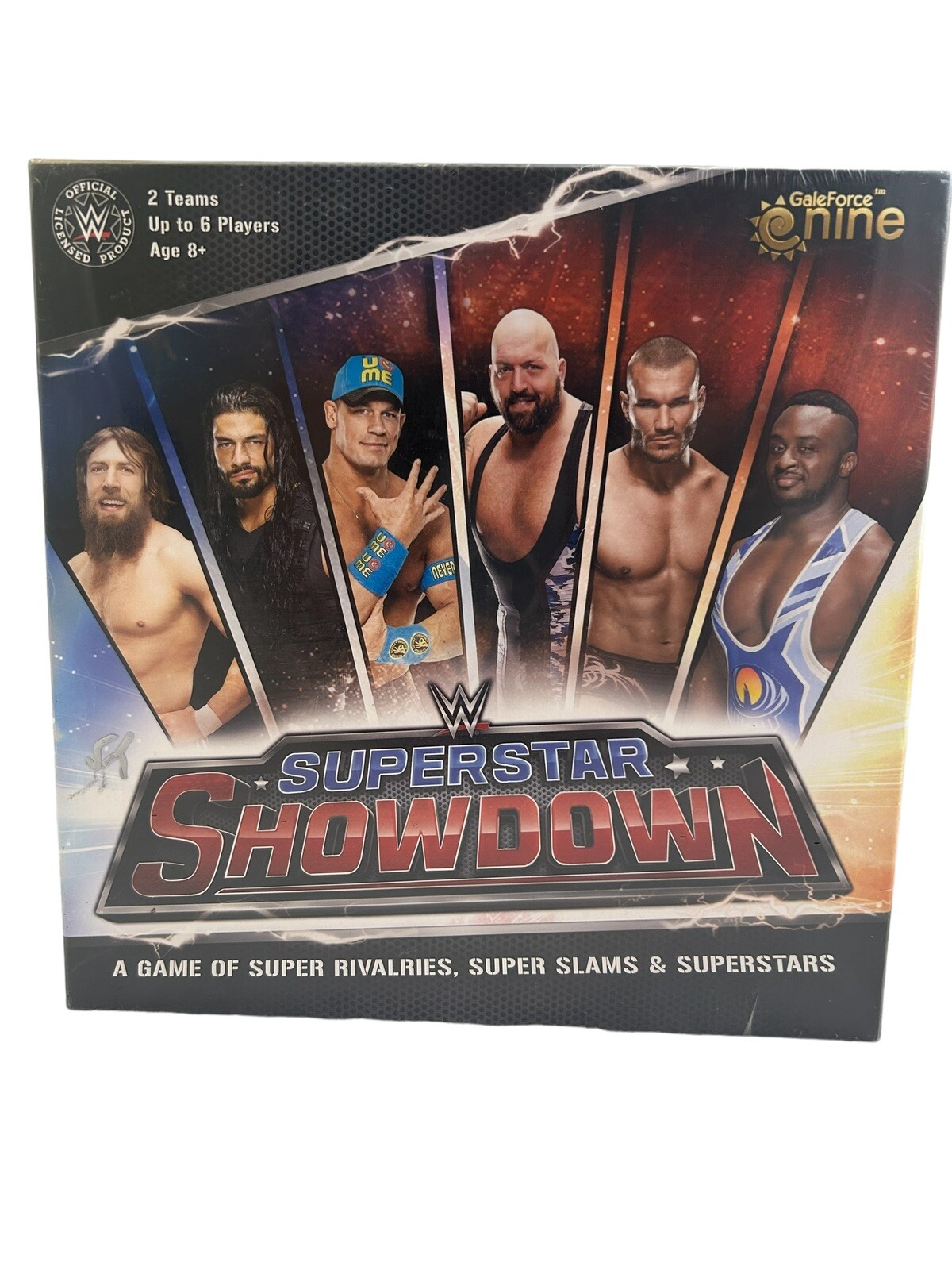 NEW WWE Superstar Showdown Board Game Gale Force Nine Superstar Miniatures