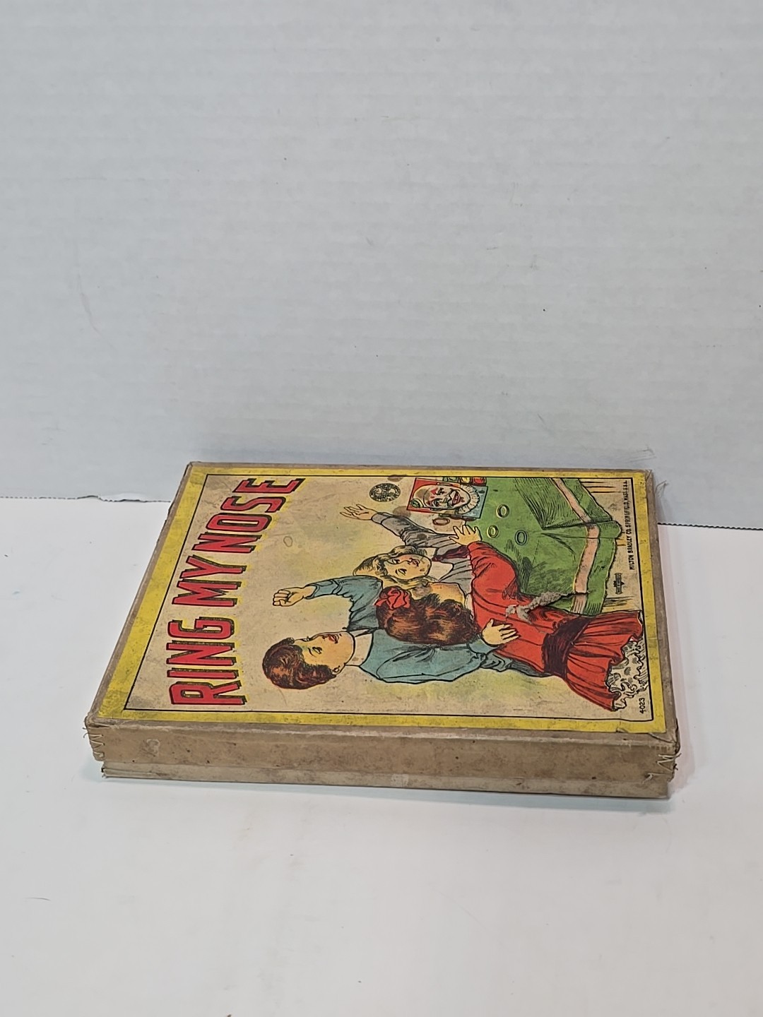 Antique Milton Bradley Ring My Nose Clown Ring Toss Game Complete with Rings
