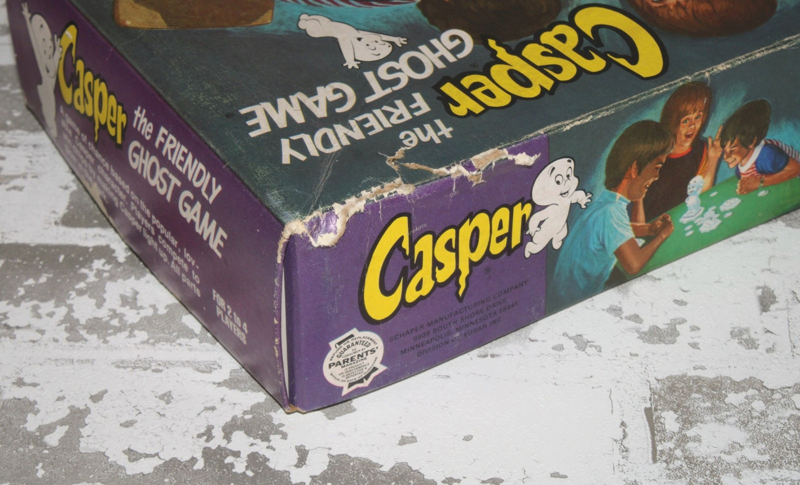 VTG 1974 Casper The Friendly Ghost Game #360 Schaper Glow In Dark READ