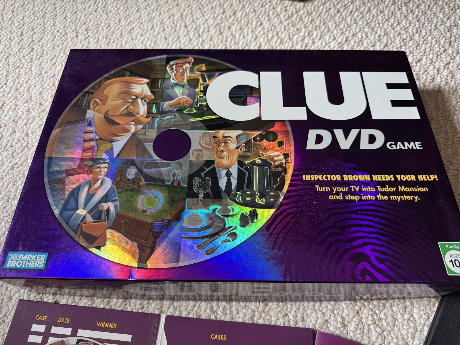 Clue DVD Game by Parker Brothers – 2006 Edition OPEN BOX – Complete!