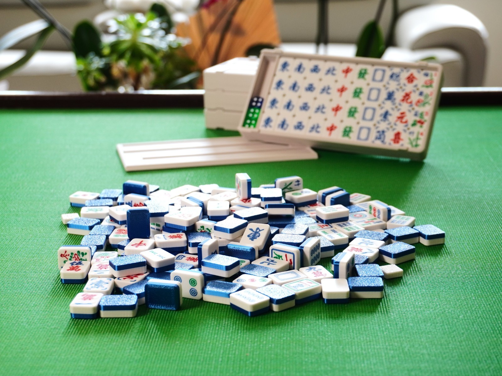 Travel Vietnamese Mahjong 160 Set / Mạt Chược / Mat Chuoc (Green)