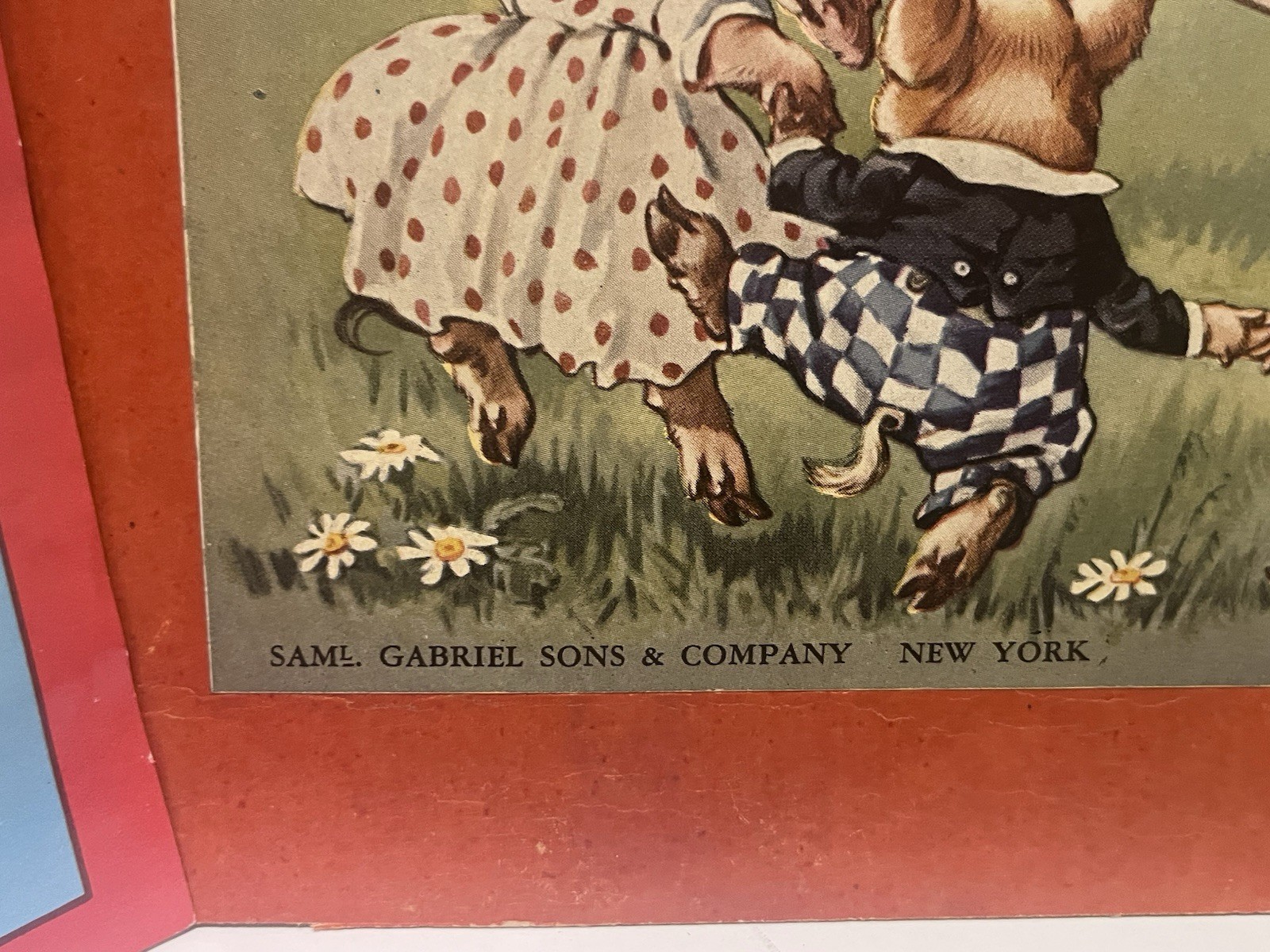 1930’s Vintage Samuel Gabriel & Sons Piggy Bank Game, T-256, no coins; no box