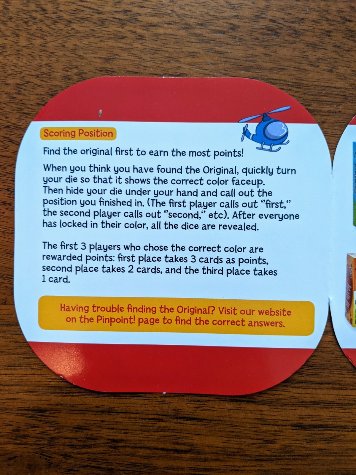 Pin Point! by Blue Orange – Brain Teasing Race to Spot the Difference Card Game