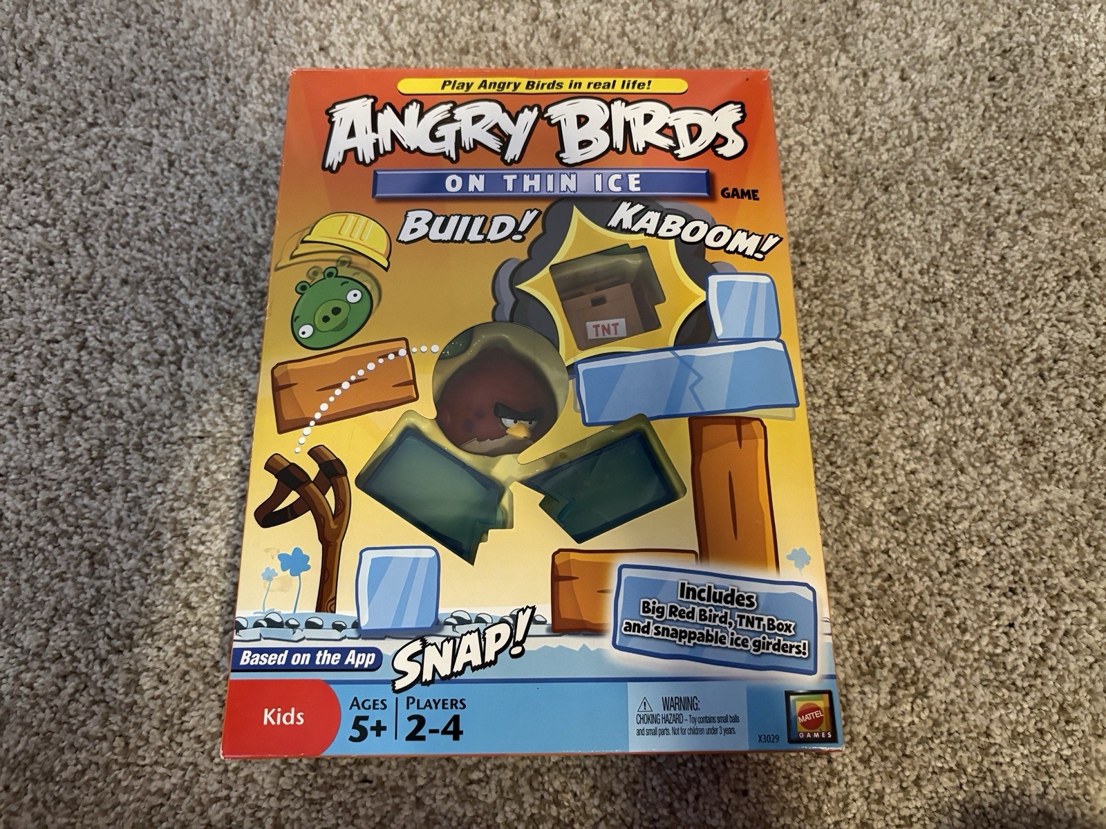 Angry Birds On Thin Ice Game 100% Complete Set Mattel 2011