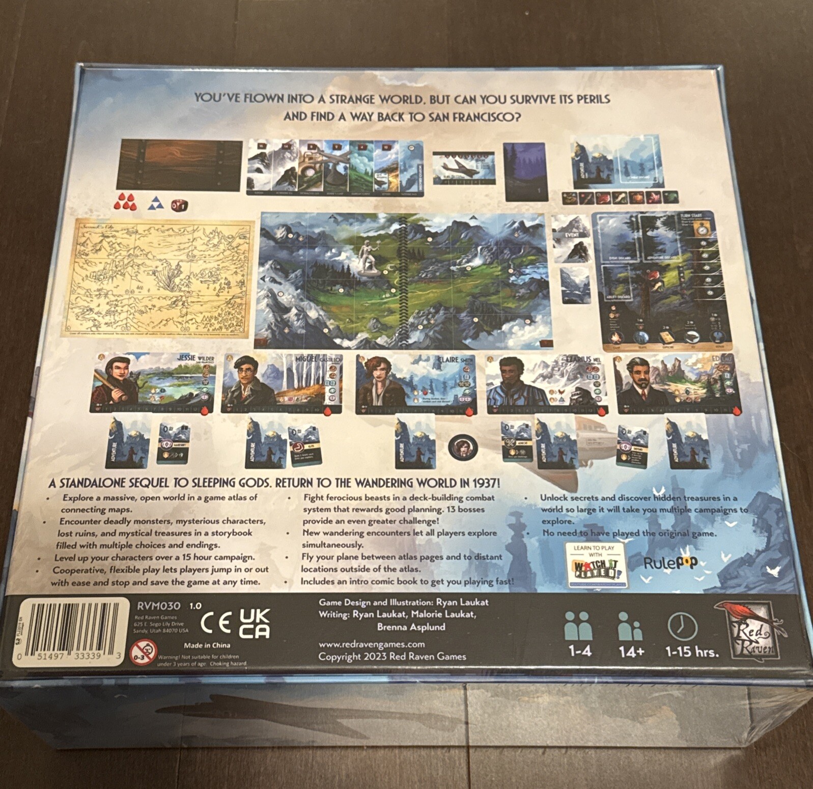 Red Raven Games: Sleeping Gods: Distant Skies – Board Game